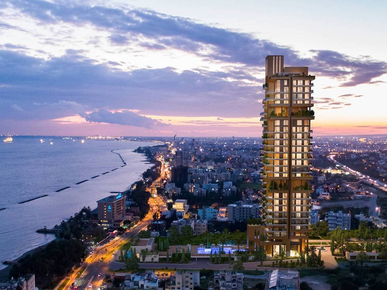 4-bedrooms apartments in Limassol, Cyprus.