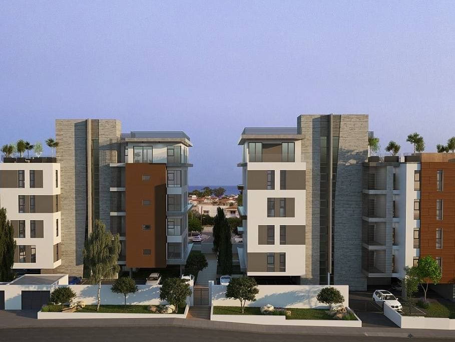 2-bedrooms apartments in Limassol, Cyprus.