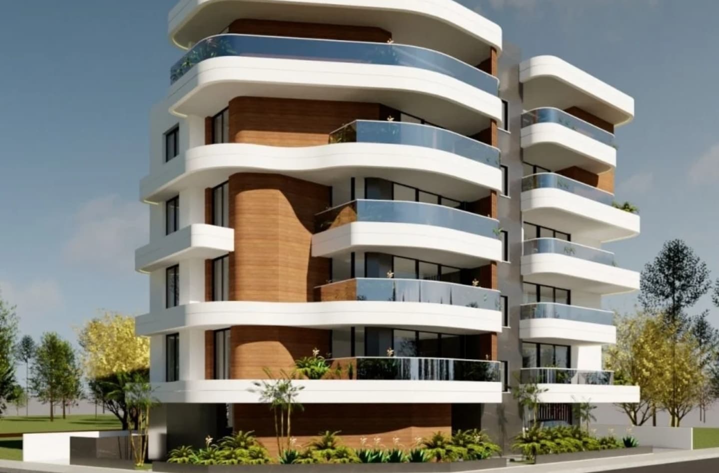 2-bedrooms apartments in Larnaca, Cyprus.
