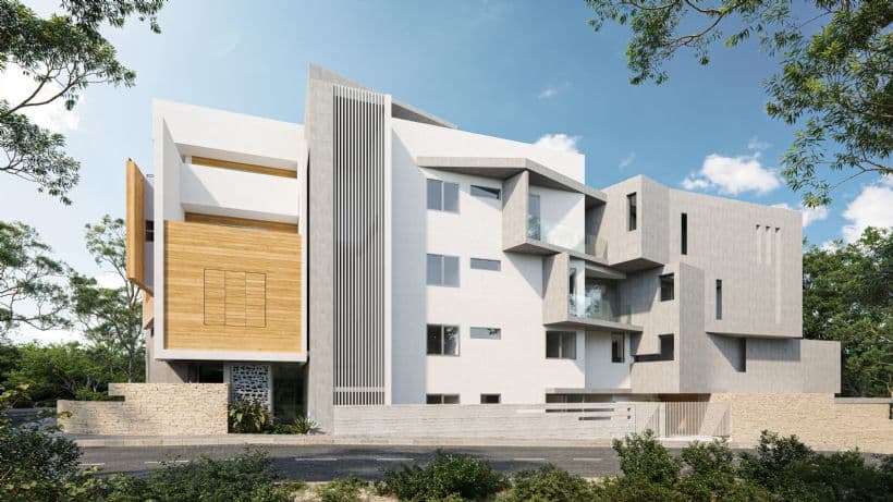2-bedrooms apartments in Nicosia, Cyprus.