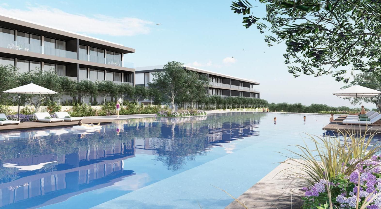 2-bedrooms apartments in Paphos, Cyprus.