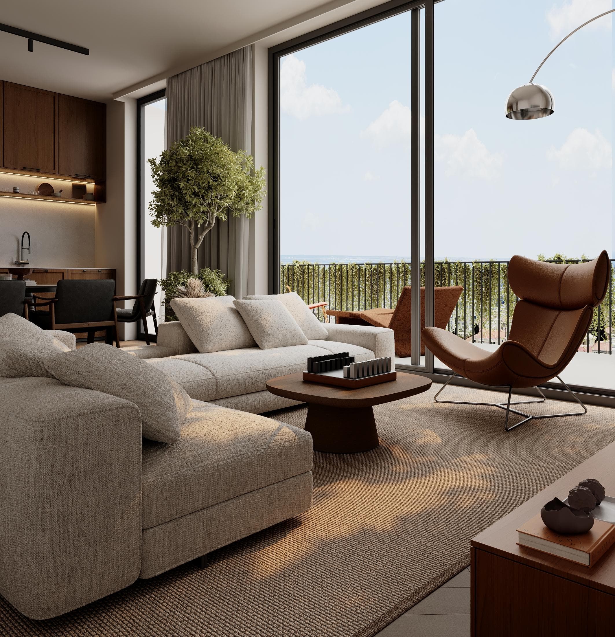 2-bedrooms apartments in Limassol, Cyprus.