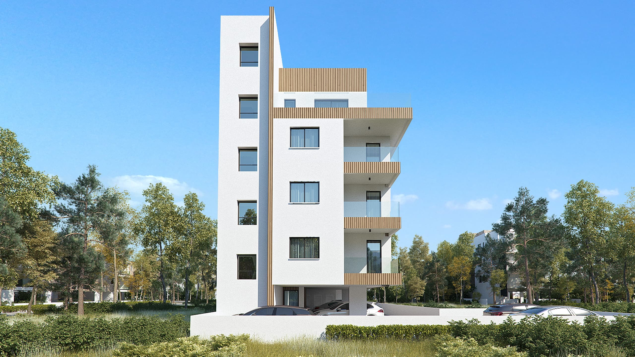 2-bedrooms apartments in Larnaca, Cyprus.