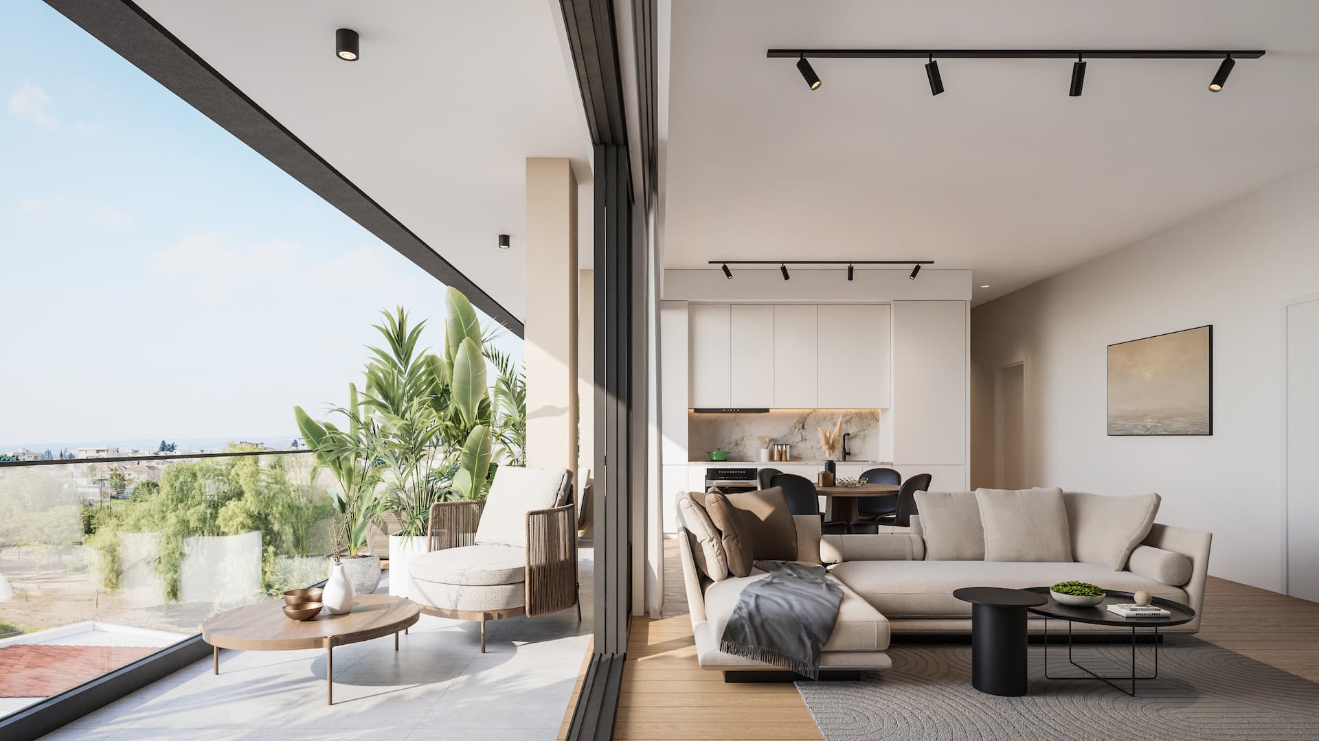 2-bedrooms apartments in Limassol, Cyprus.