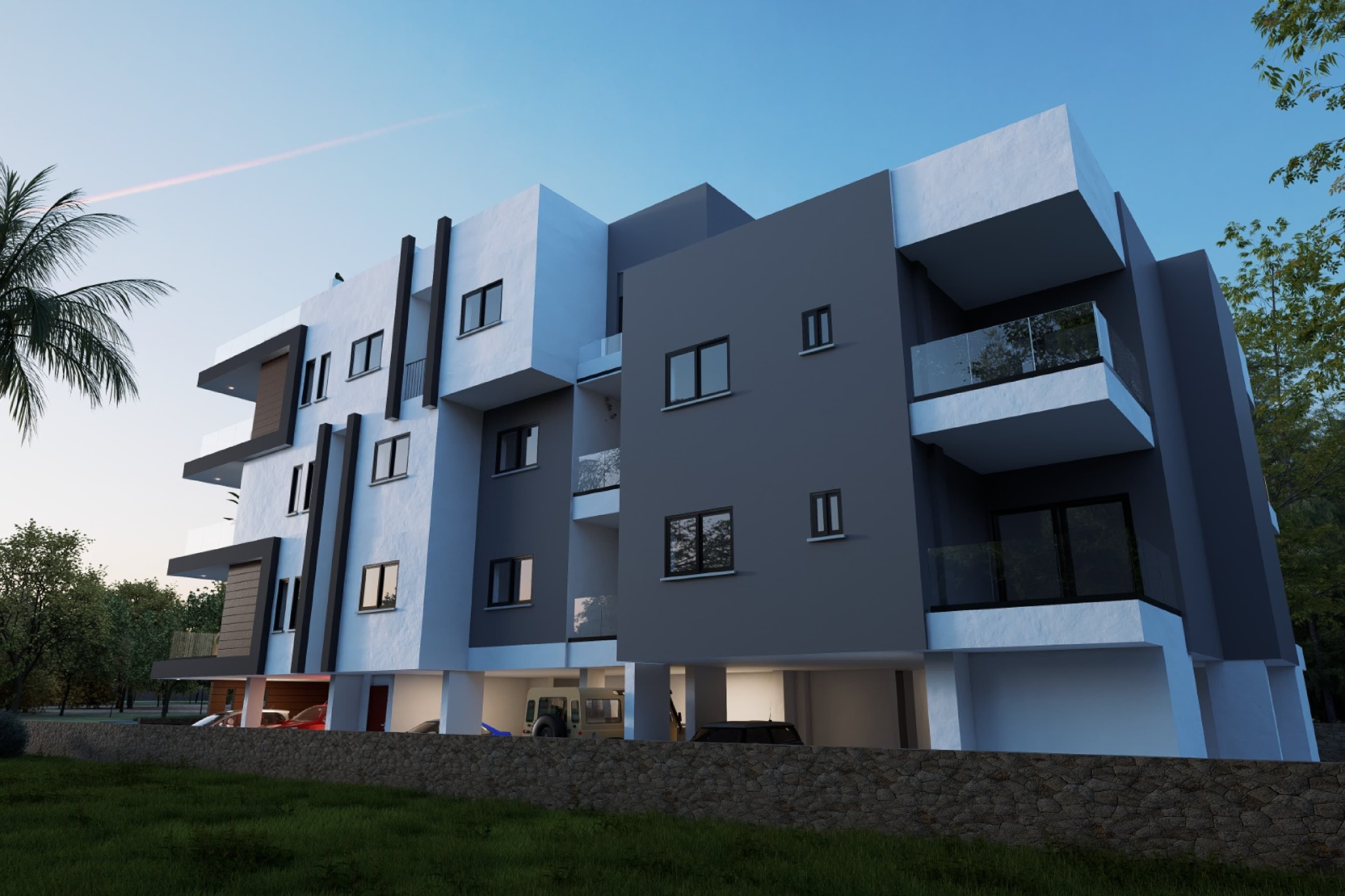 2-bedrooms apartments in Paphos, Cyprus.
