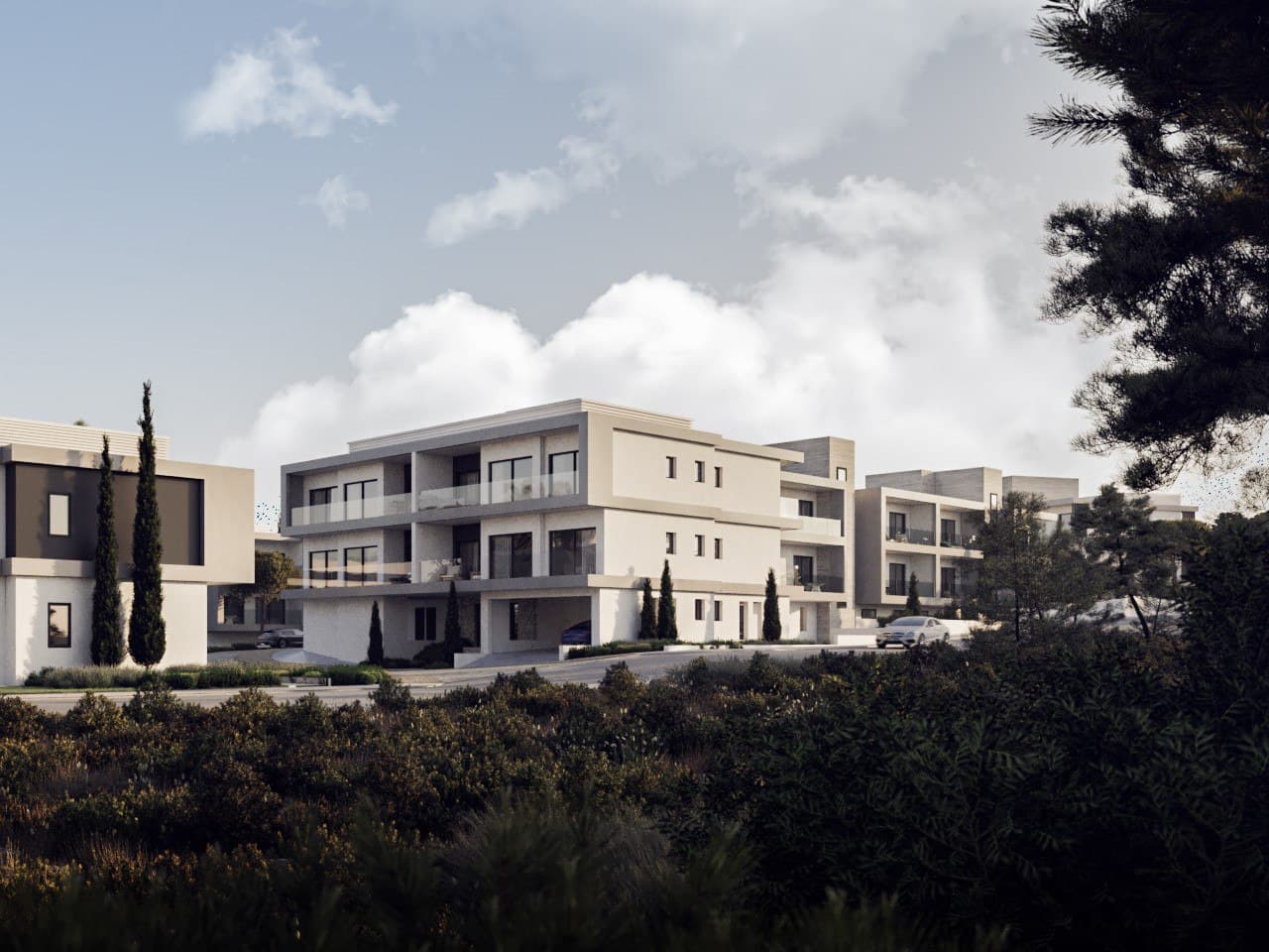 1-bedrooms apartments in Paphos, Cyprus.