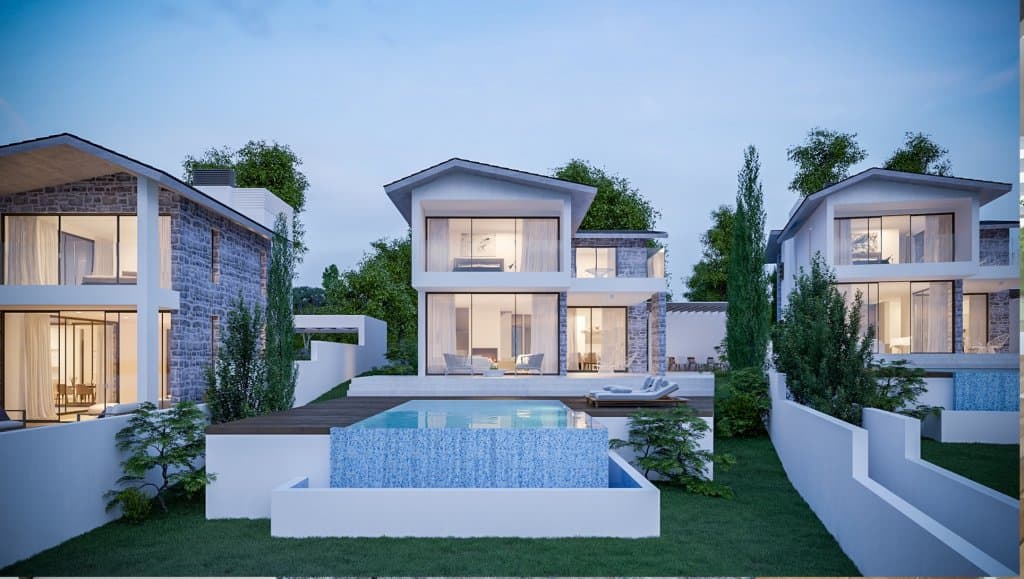 3-bedrooms house in Paphos, Cyprus.