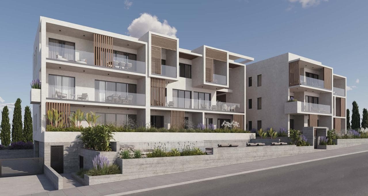 1-bedrooms apartments in Paphos, Cyprus.