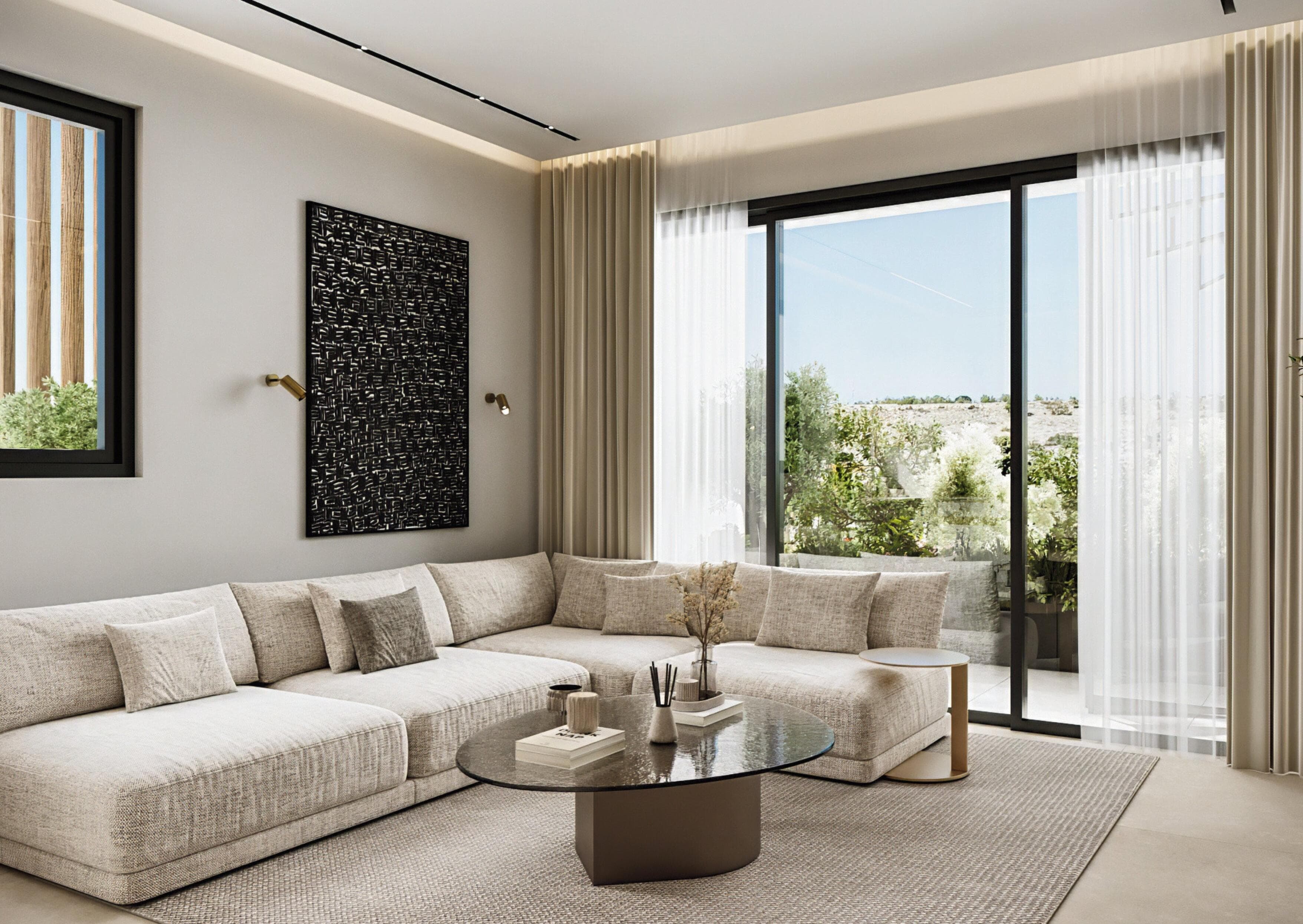 2-bedrooms apartments in Larnaca, Cyprus.
