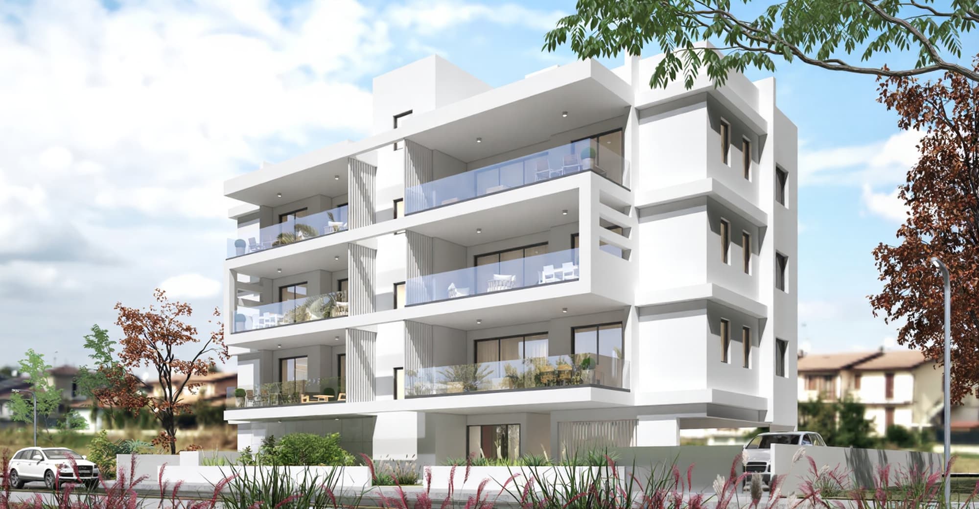 2-bedrooms apartments in Nicosia, Cyprus.