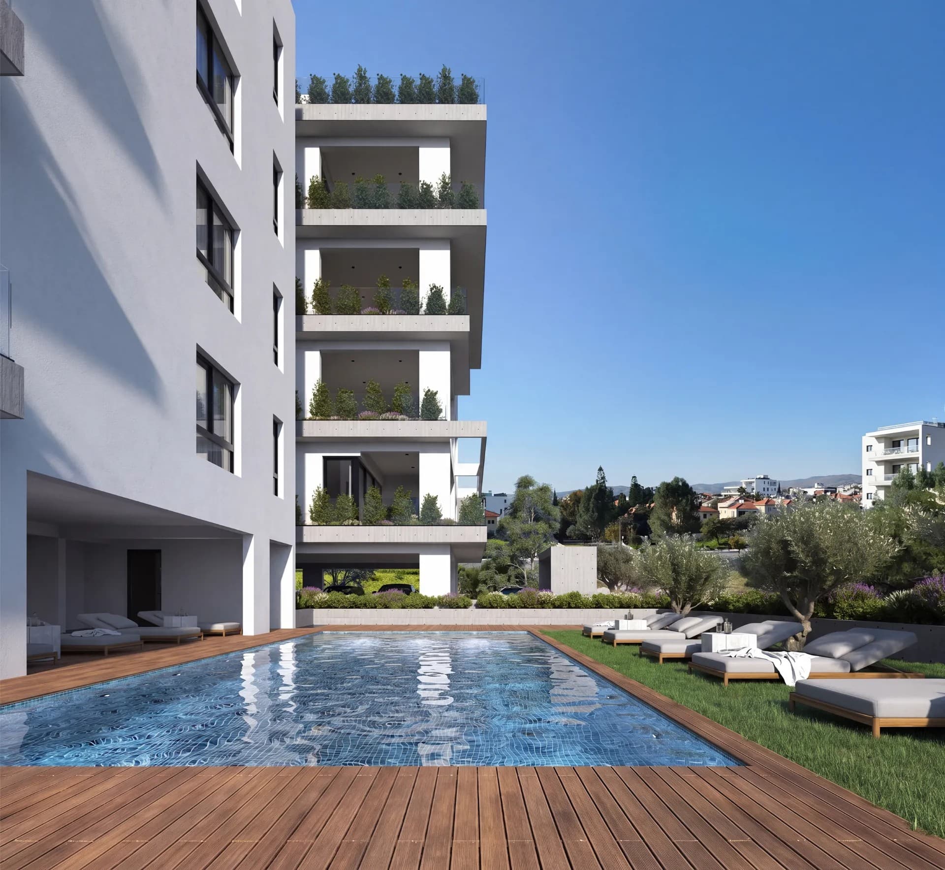 2-bedrooms apartments in Limassol, Cyprus.