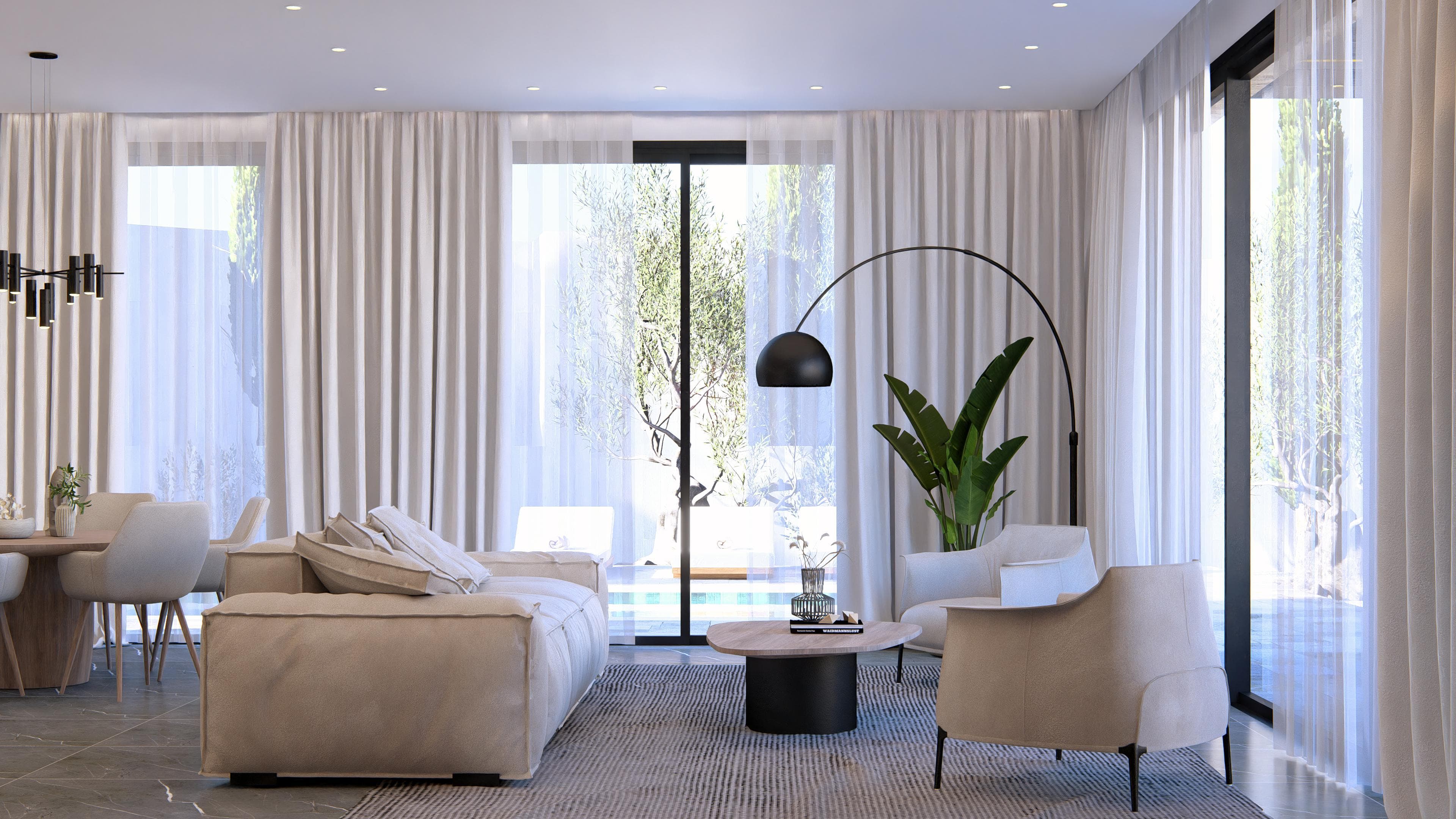 3-bedrooms house in Paphos, Cyprus.
