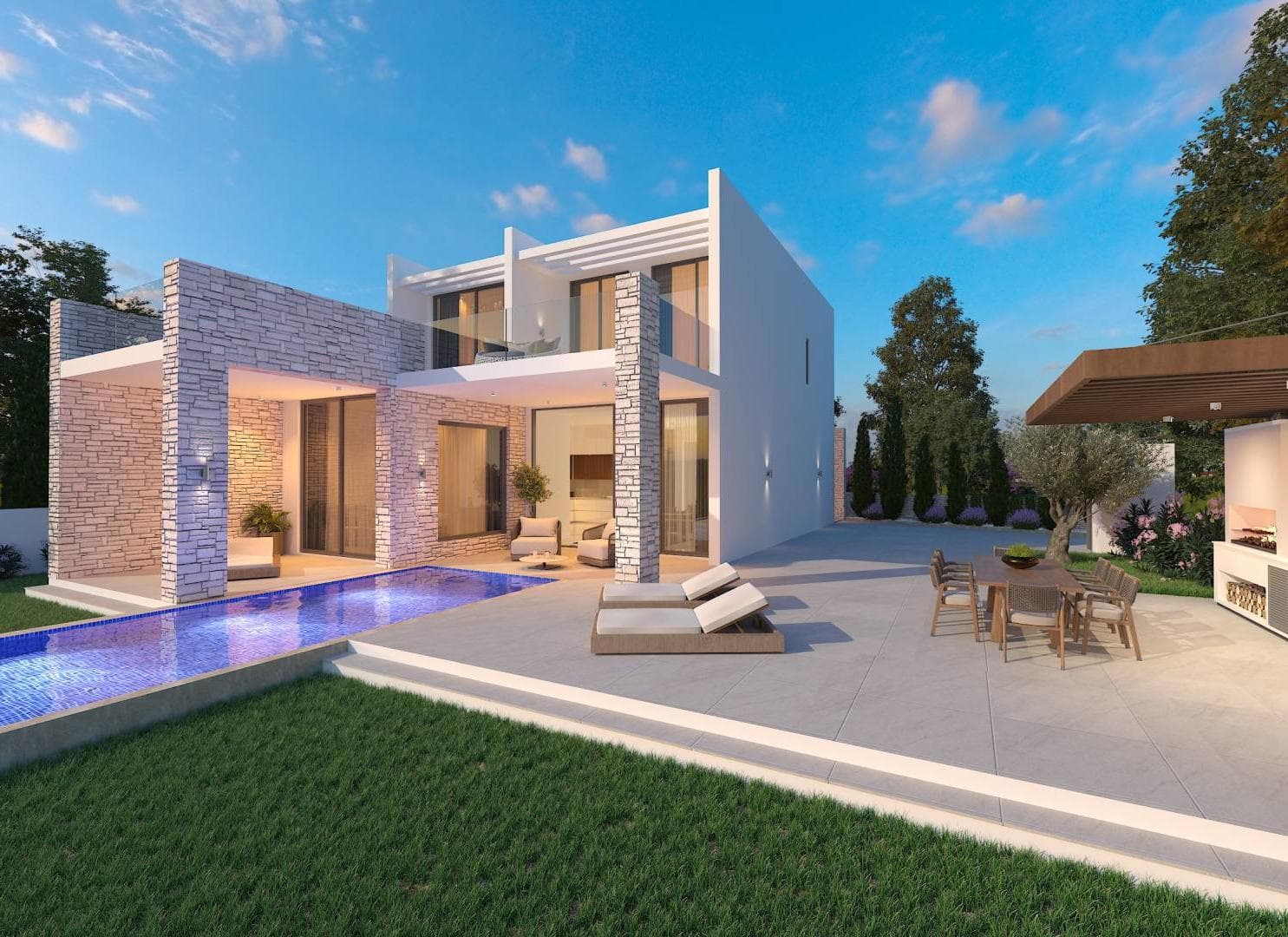 4-bedrooms house in Paphos, Cyprus.