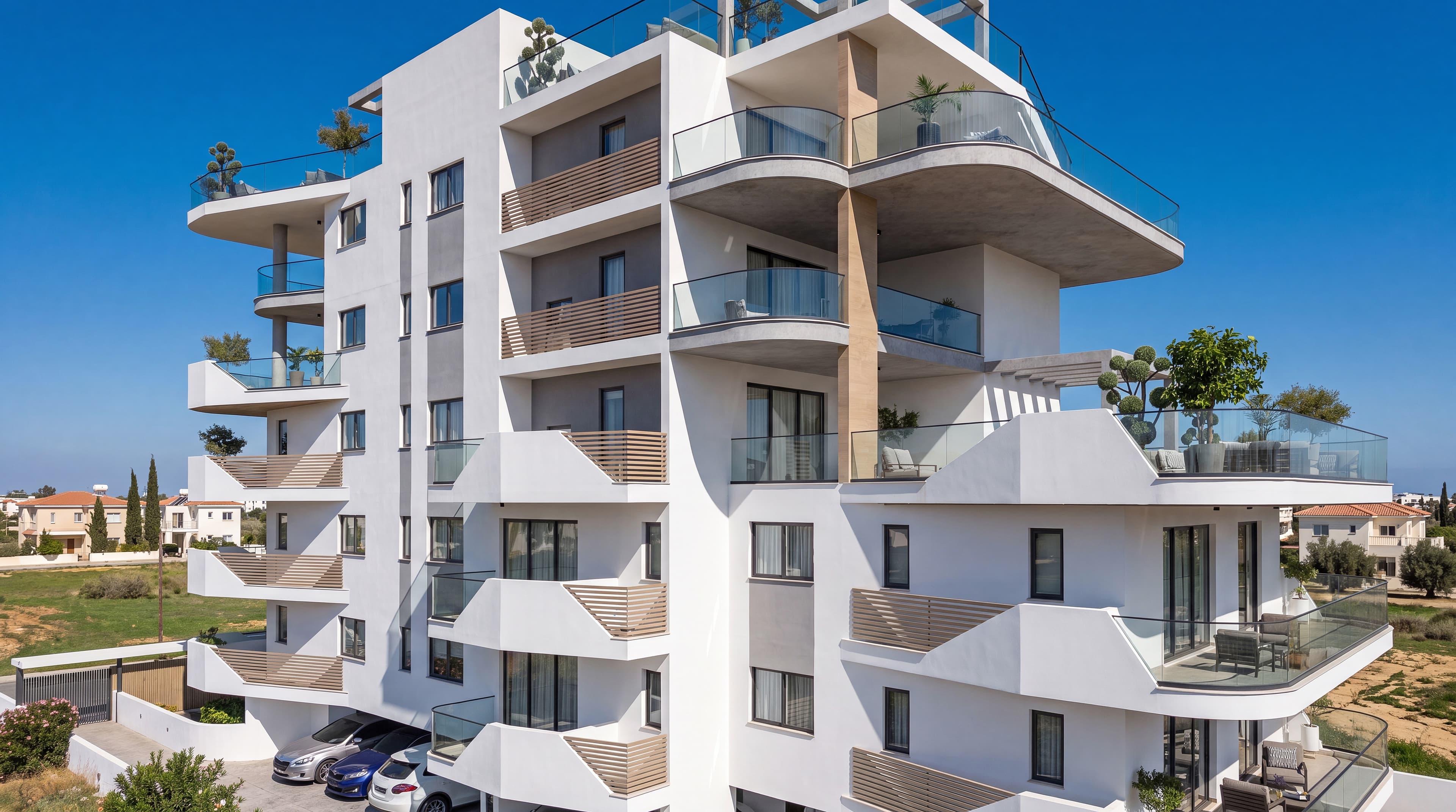 1-bedrooms apartments in Larnaca, Cyprus.