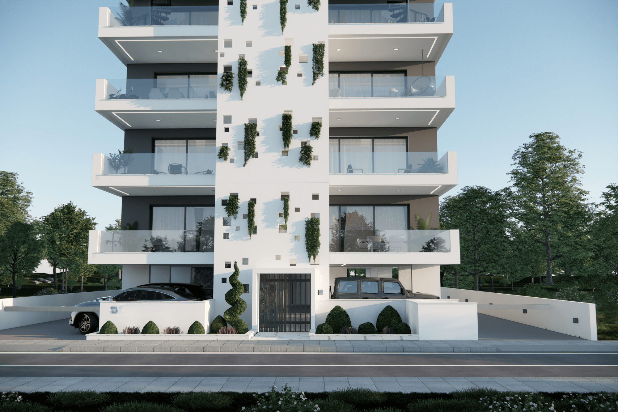 2-bedrooms apartments in Nicosia, Cyprus.