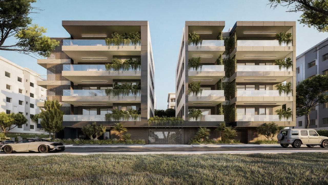 2-bedrooms apartments in Nicosia, Cyprus.