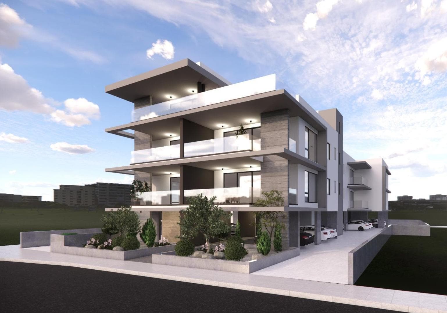 2-bedrooms apartments in Nicosia, Cyprus.