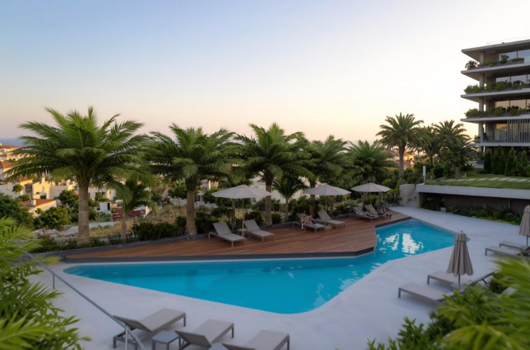 2-bedrooms apartments in Limassol, Cyprus.