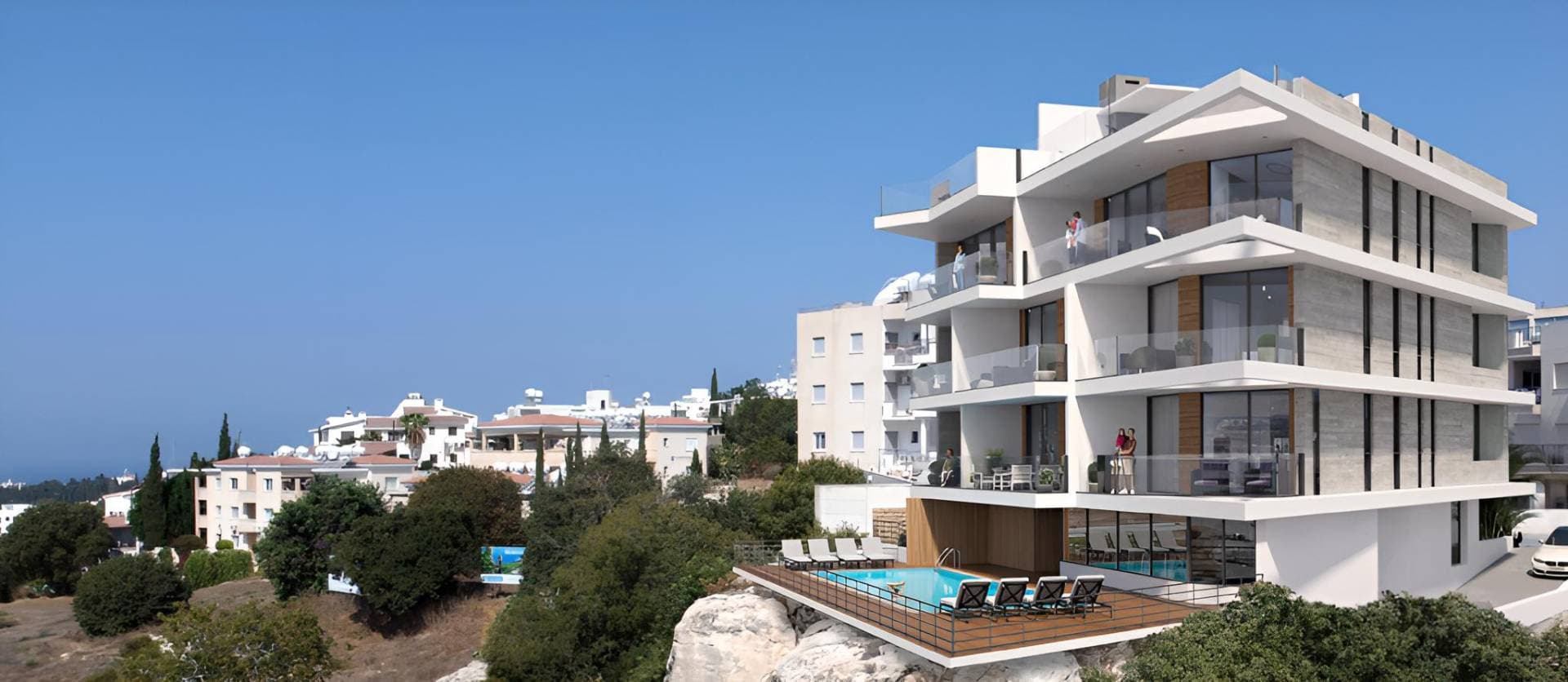 1-bedrooms apartments in Paphos, Cyprus.