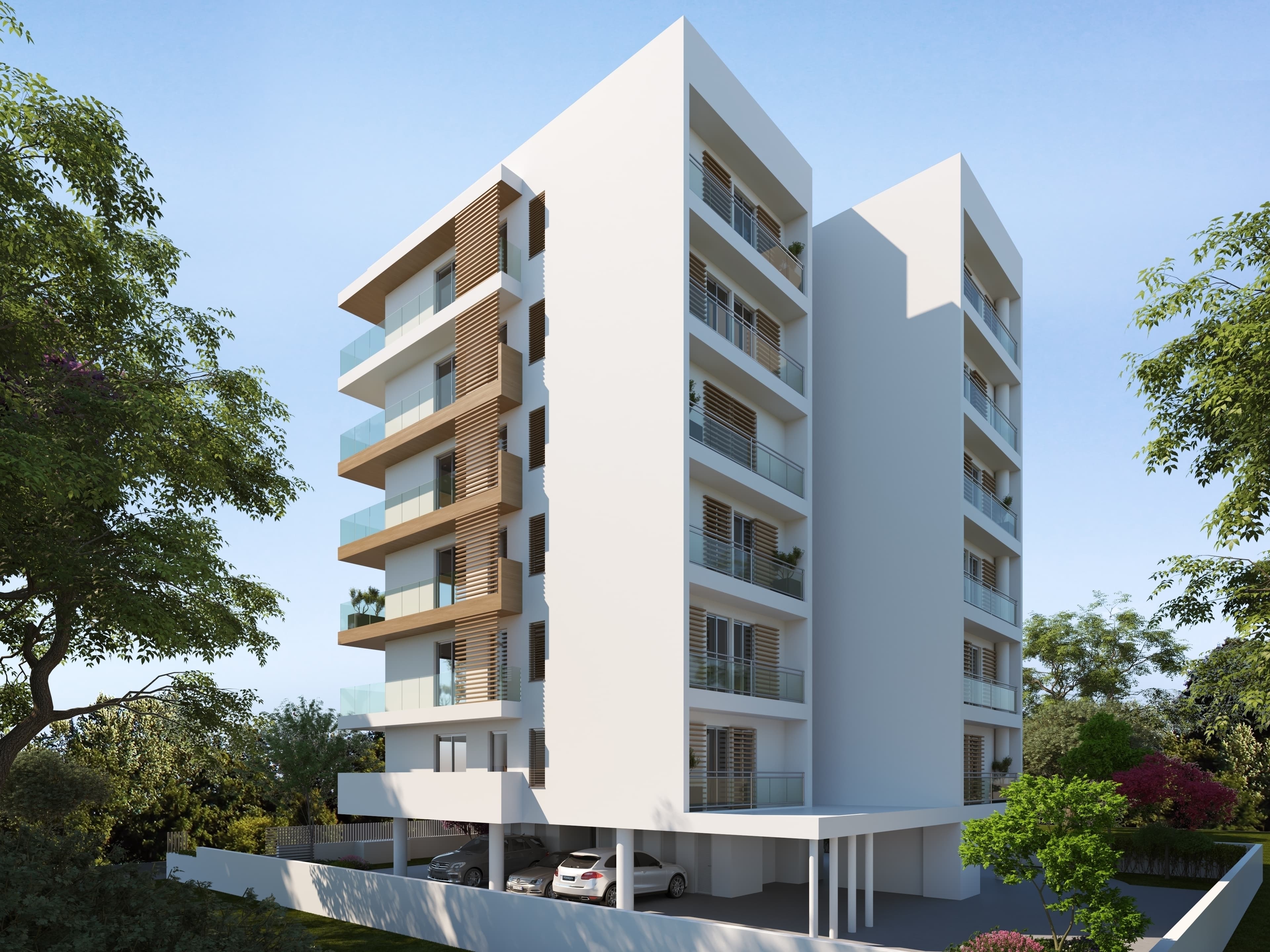 2-bedrooms apartments in Nicosia, Cyprus.