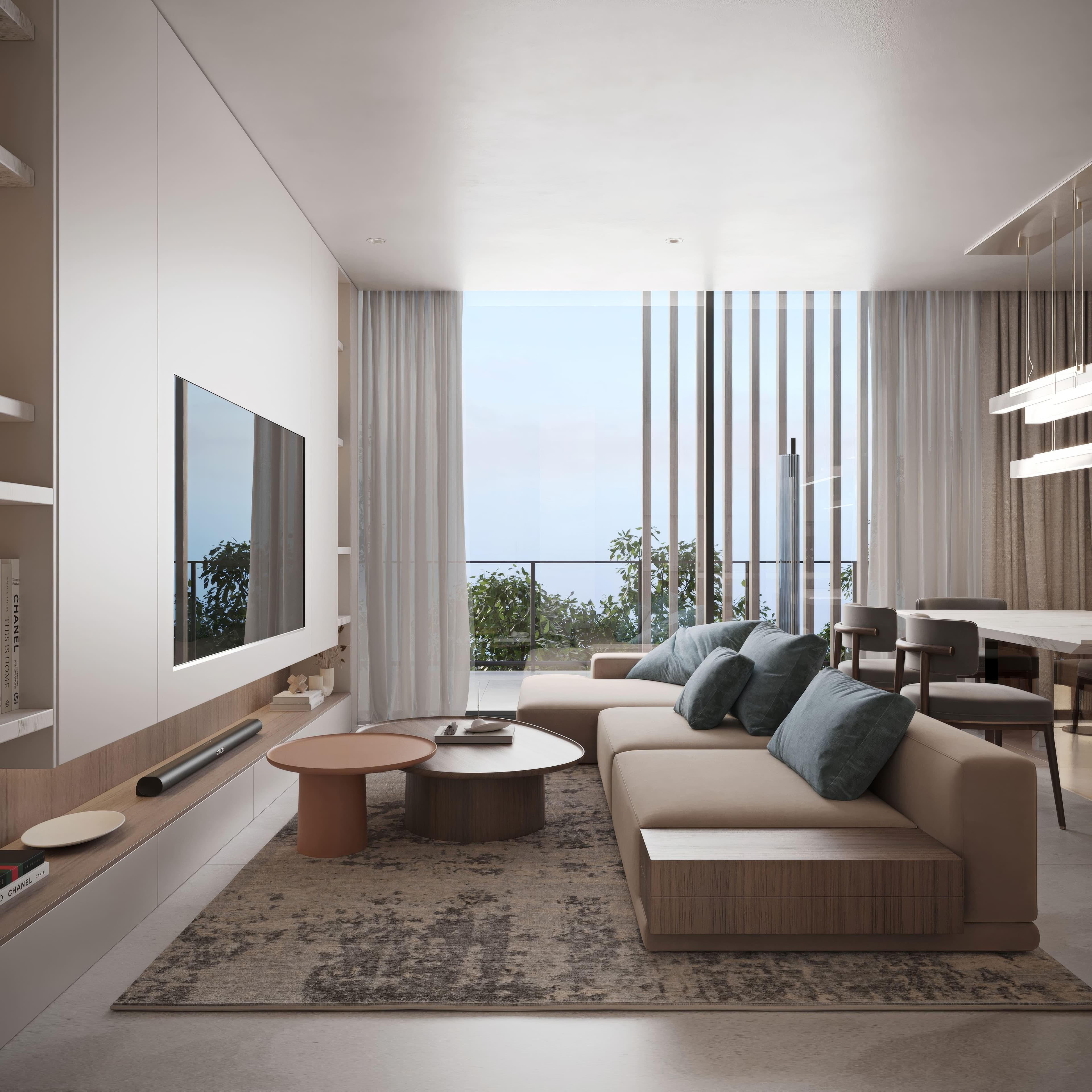 2-bedrooms apartments in Paphos, Cyprus.