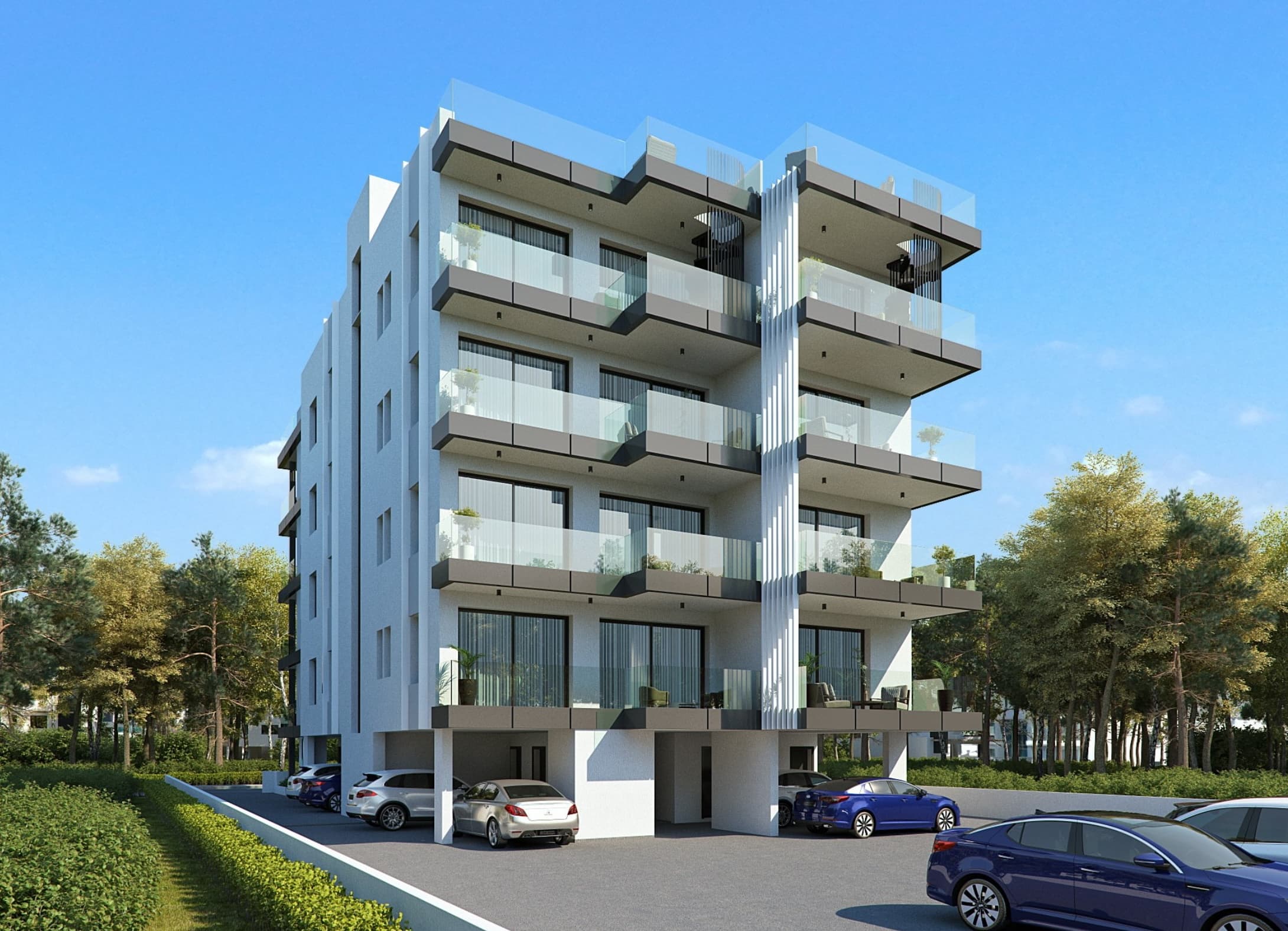 2-bedrooms apartments in Larnaca, Cyprus.