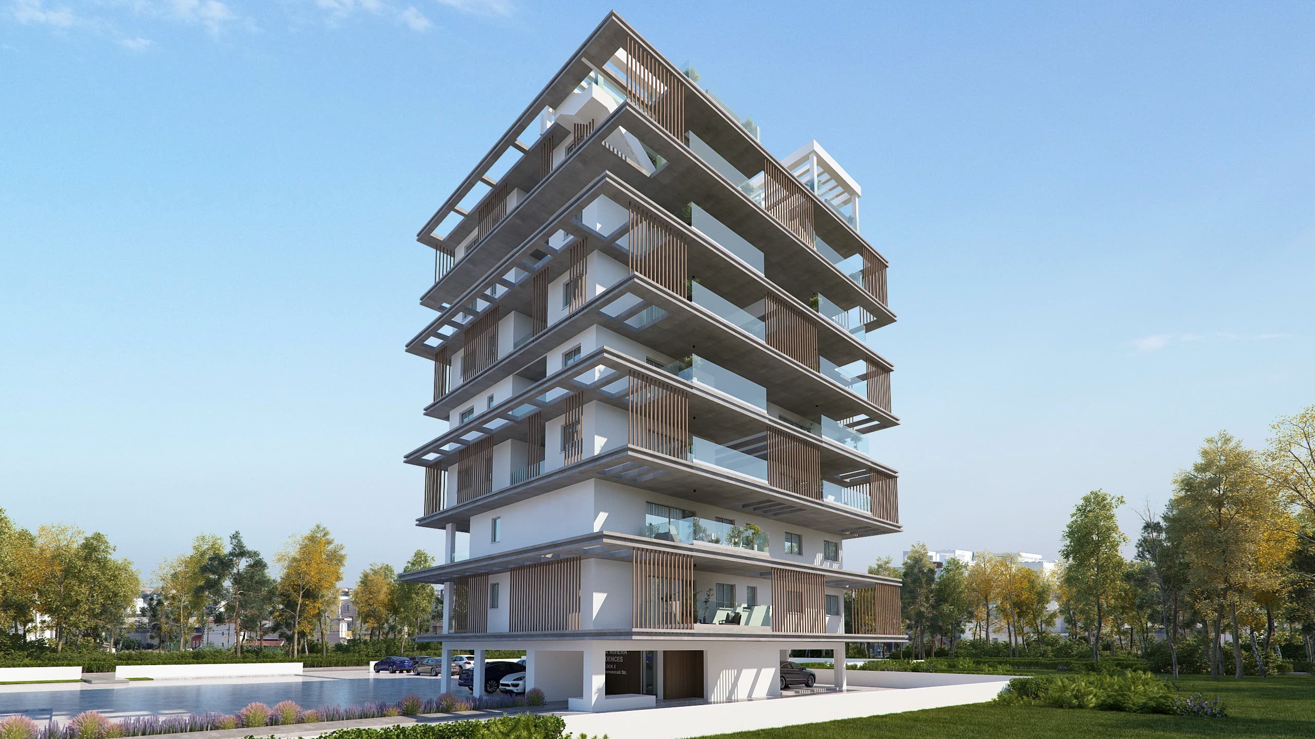 2-bedrooms apartments in Larnaca, Cyprus.