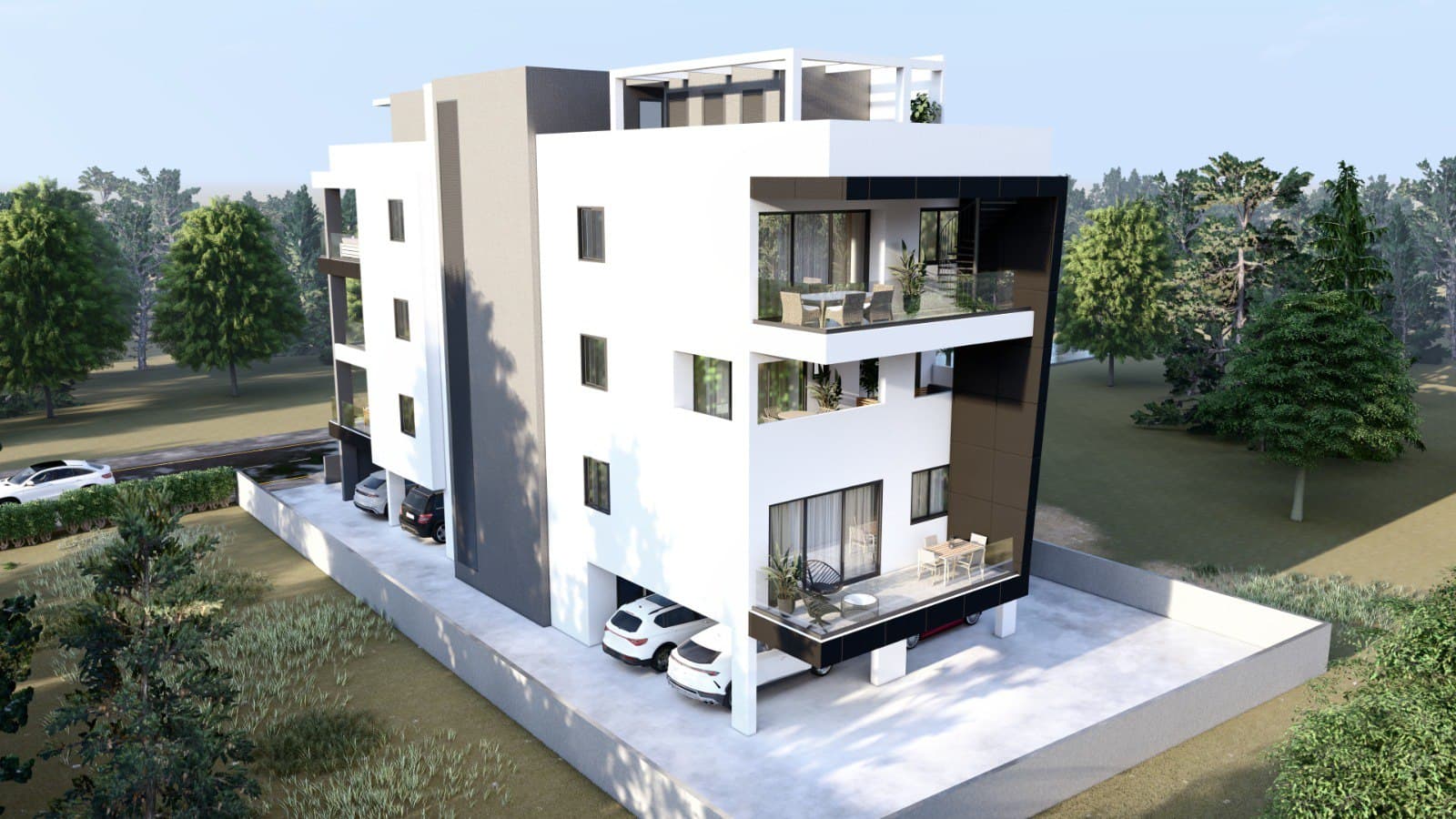 2-bedrooms apartments in Larnaca, Cyprus.