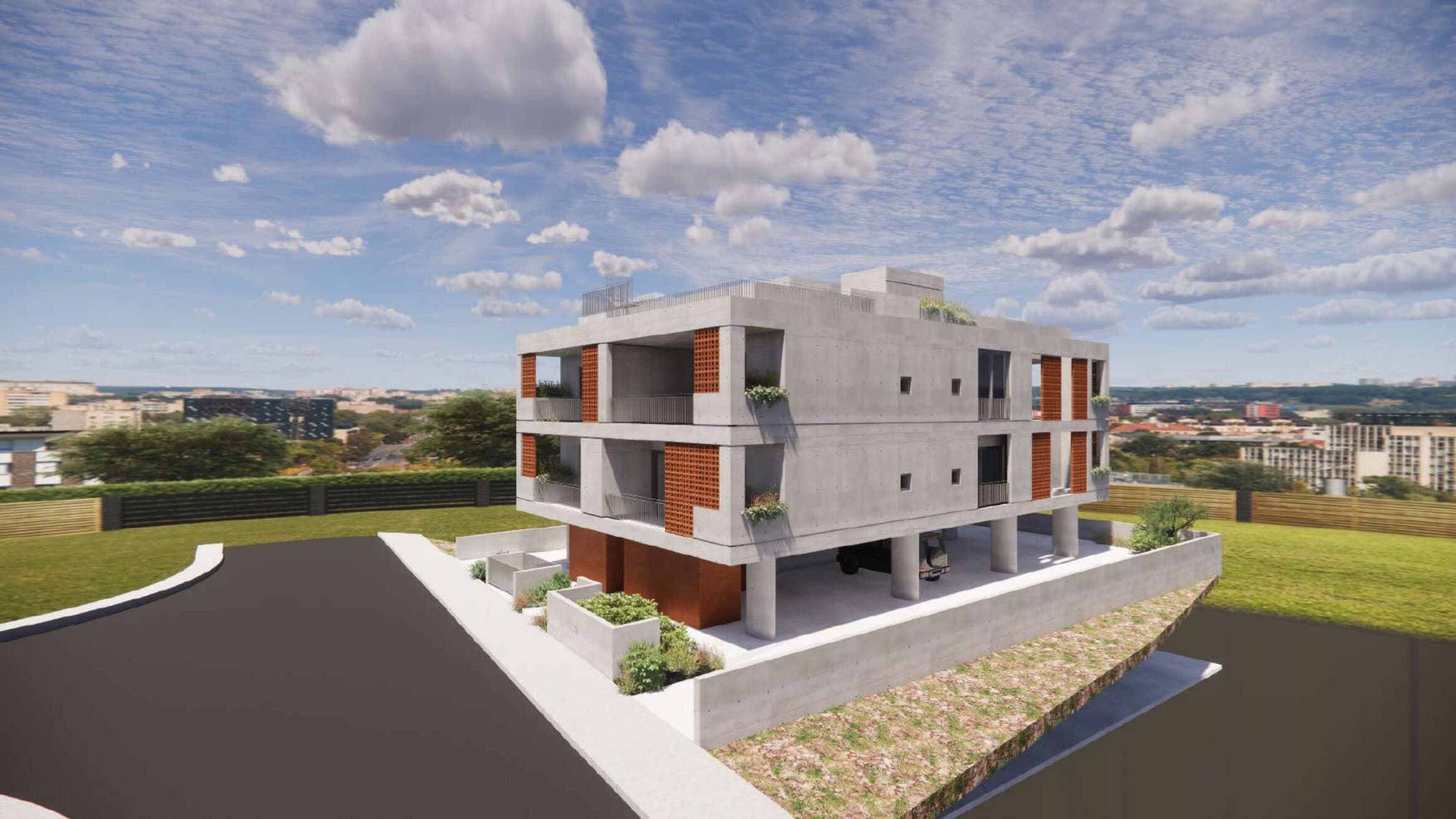 2-bedrooms apartments in Paphos, Cyprus.