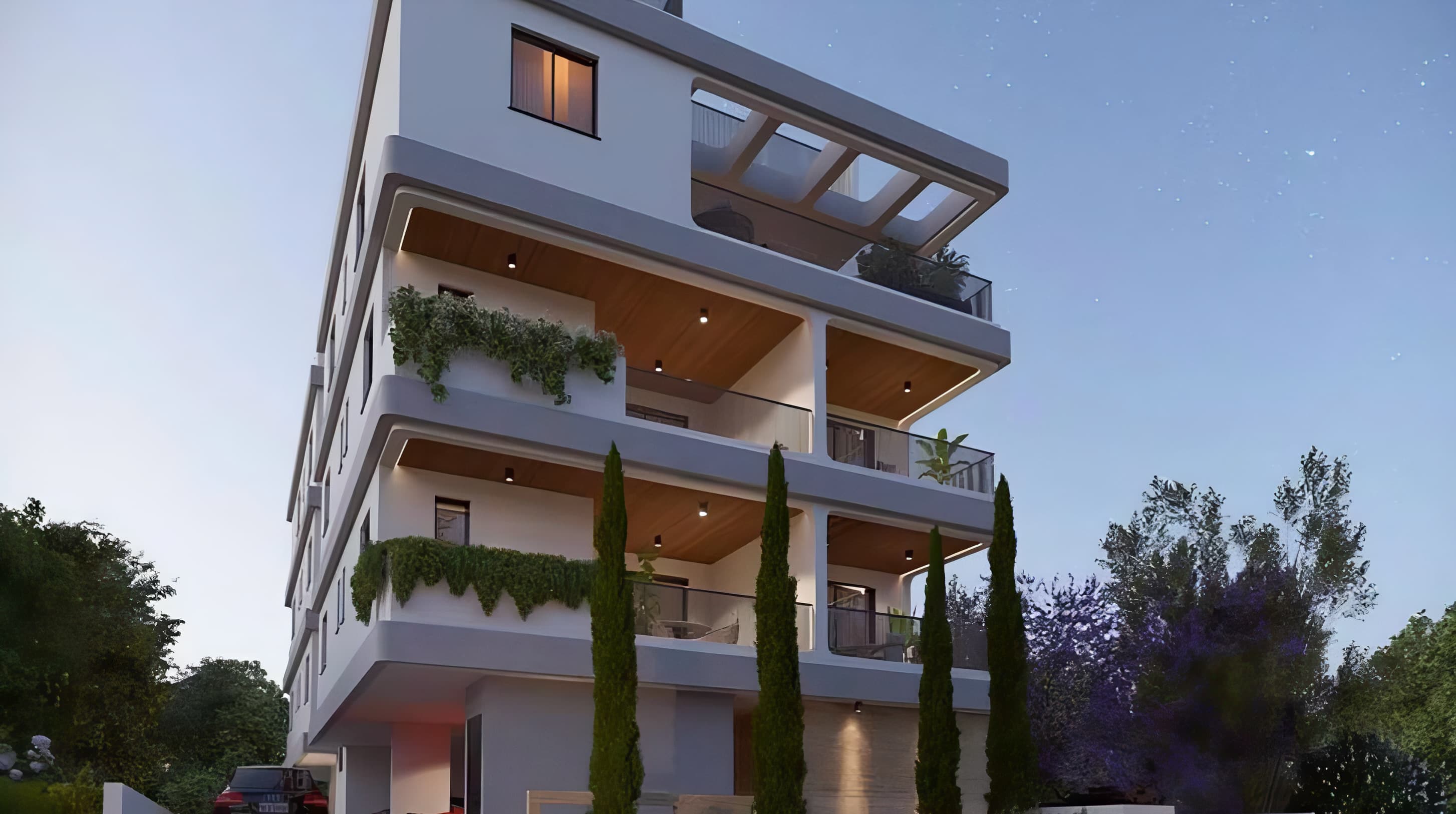 2-bedrooms apartments in Nicosia, Cyprus.