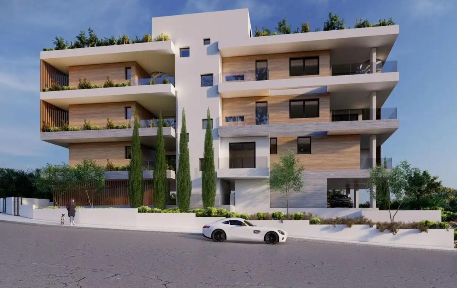 2-bedrooms apartments in Limassol, Cyprus.