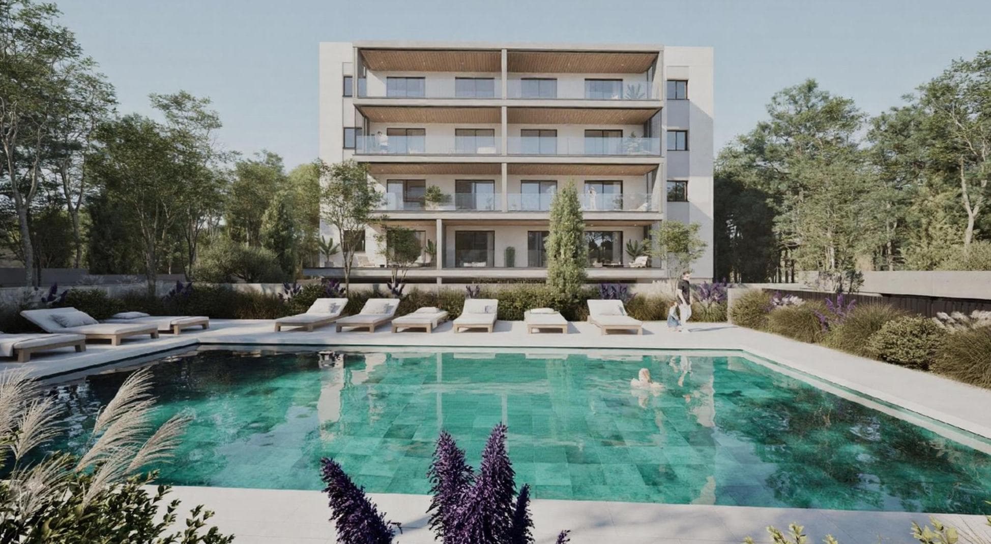 2-bedrooms apartments in Limassol, Cyprus.