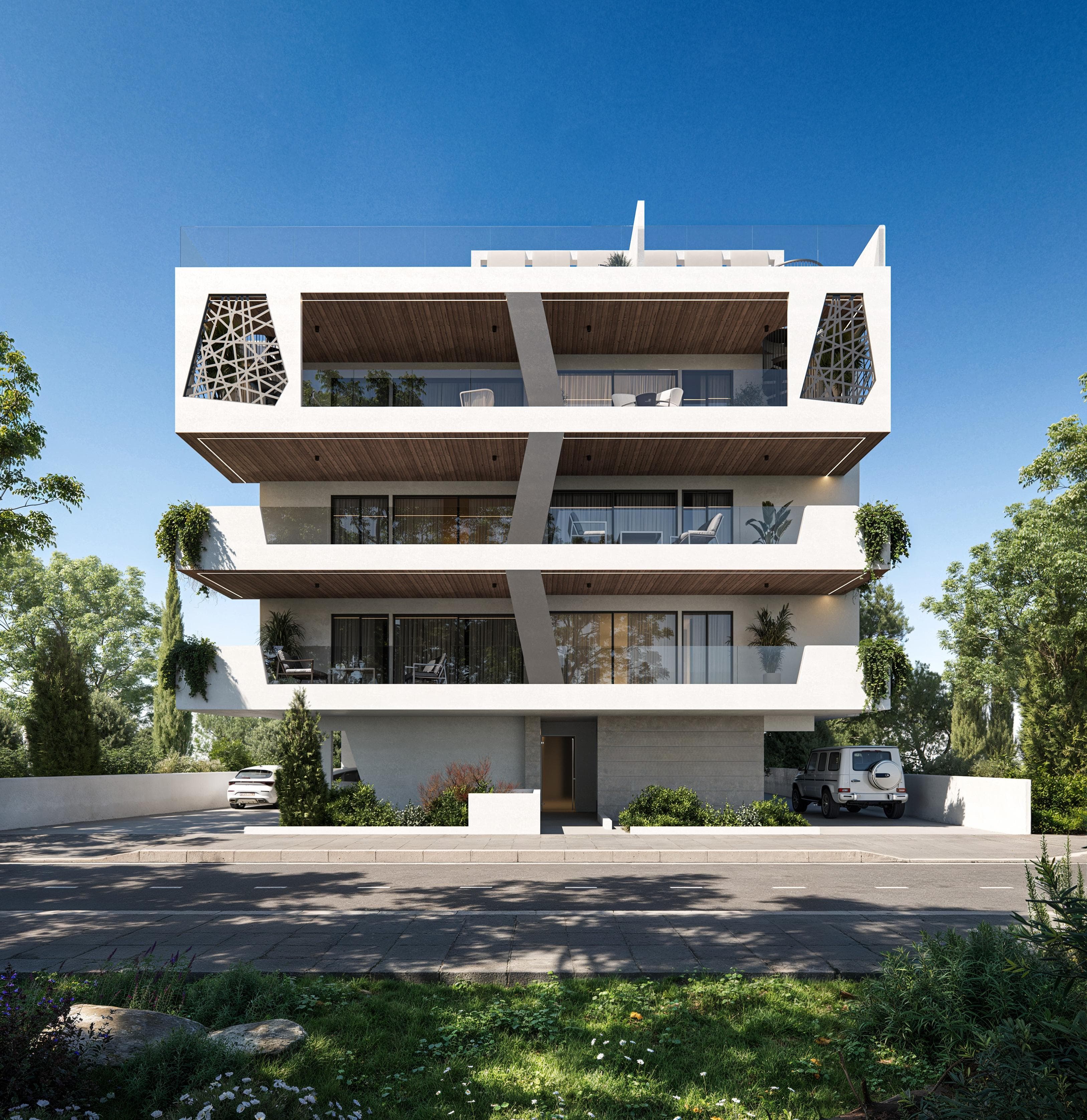 2-bedrooms apartments in Larnaca, Cyprus.