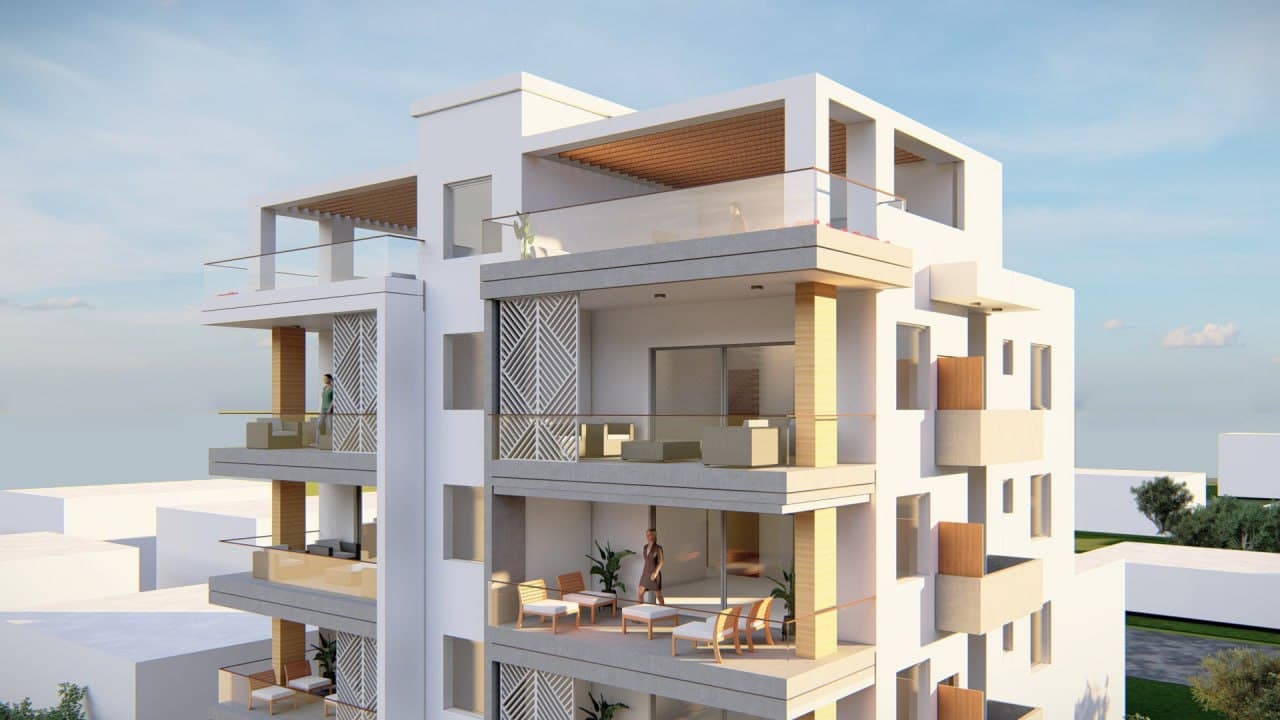 2-bedrooms apartments in Larnaca, Cyprus.