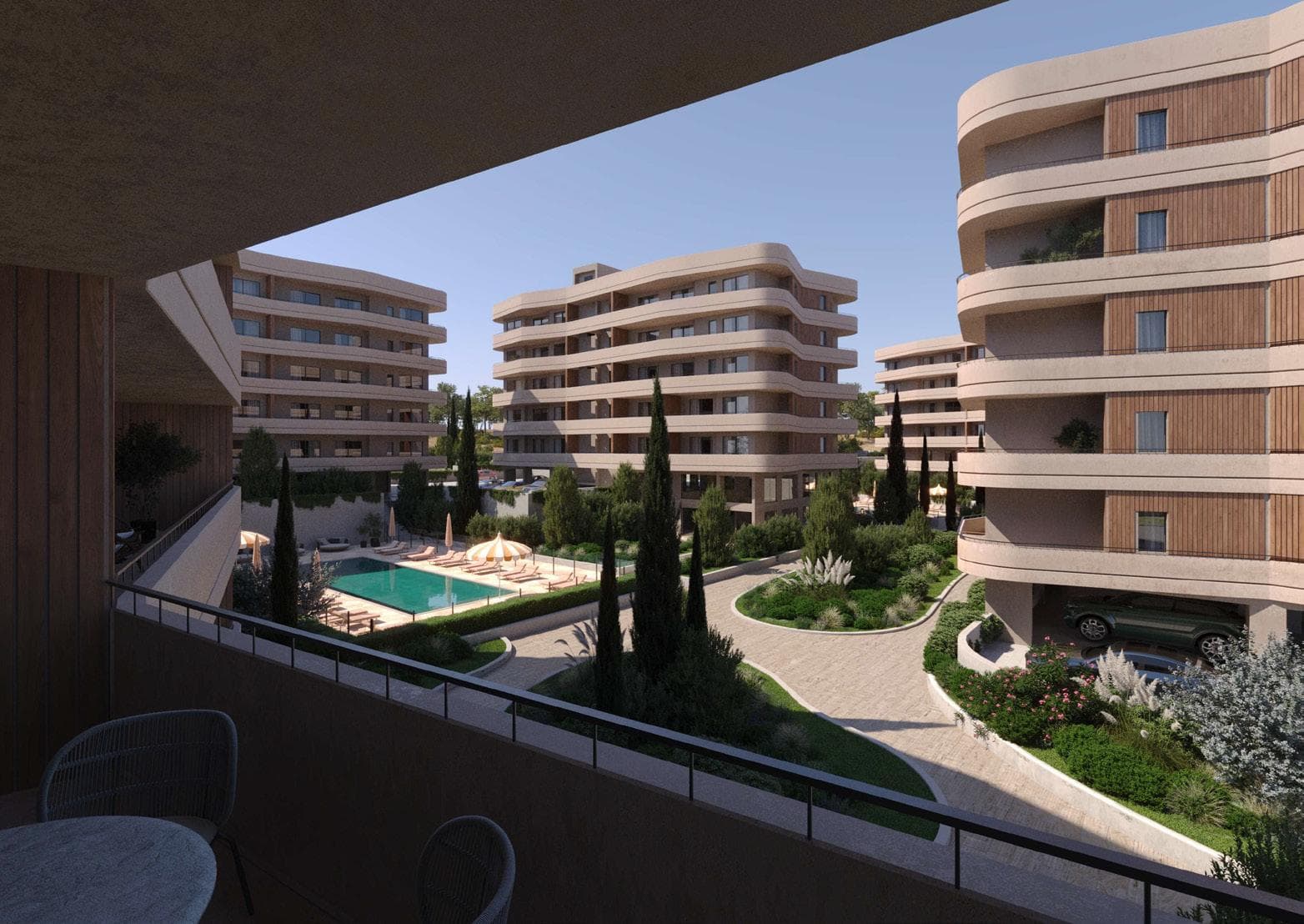 1-bedrooms apartments in Limassol, Cyprus.