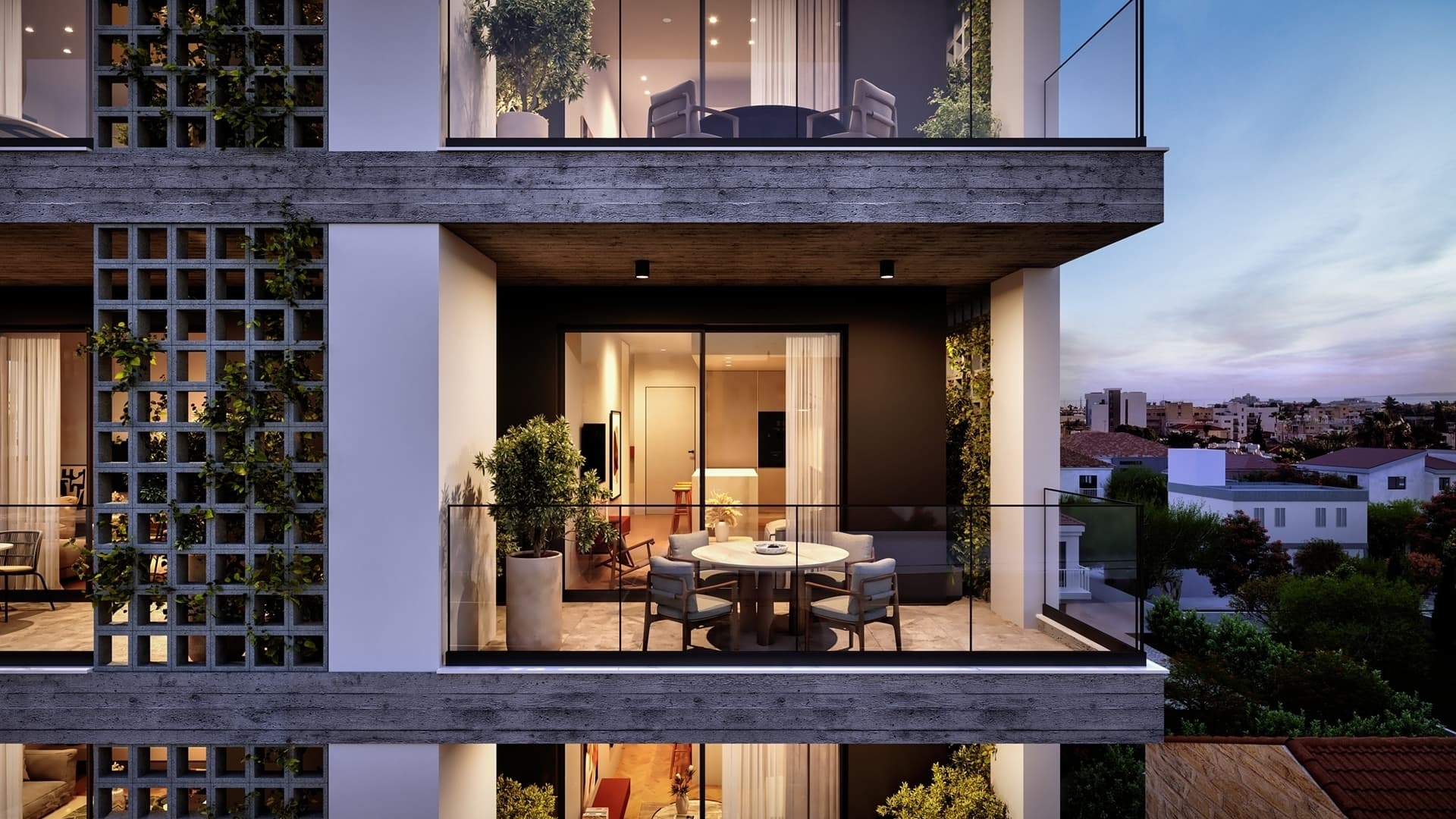 2-bedrooms apartments in Limassol, Cyprus.