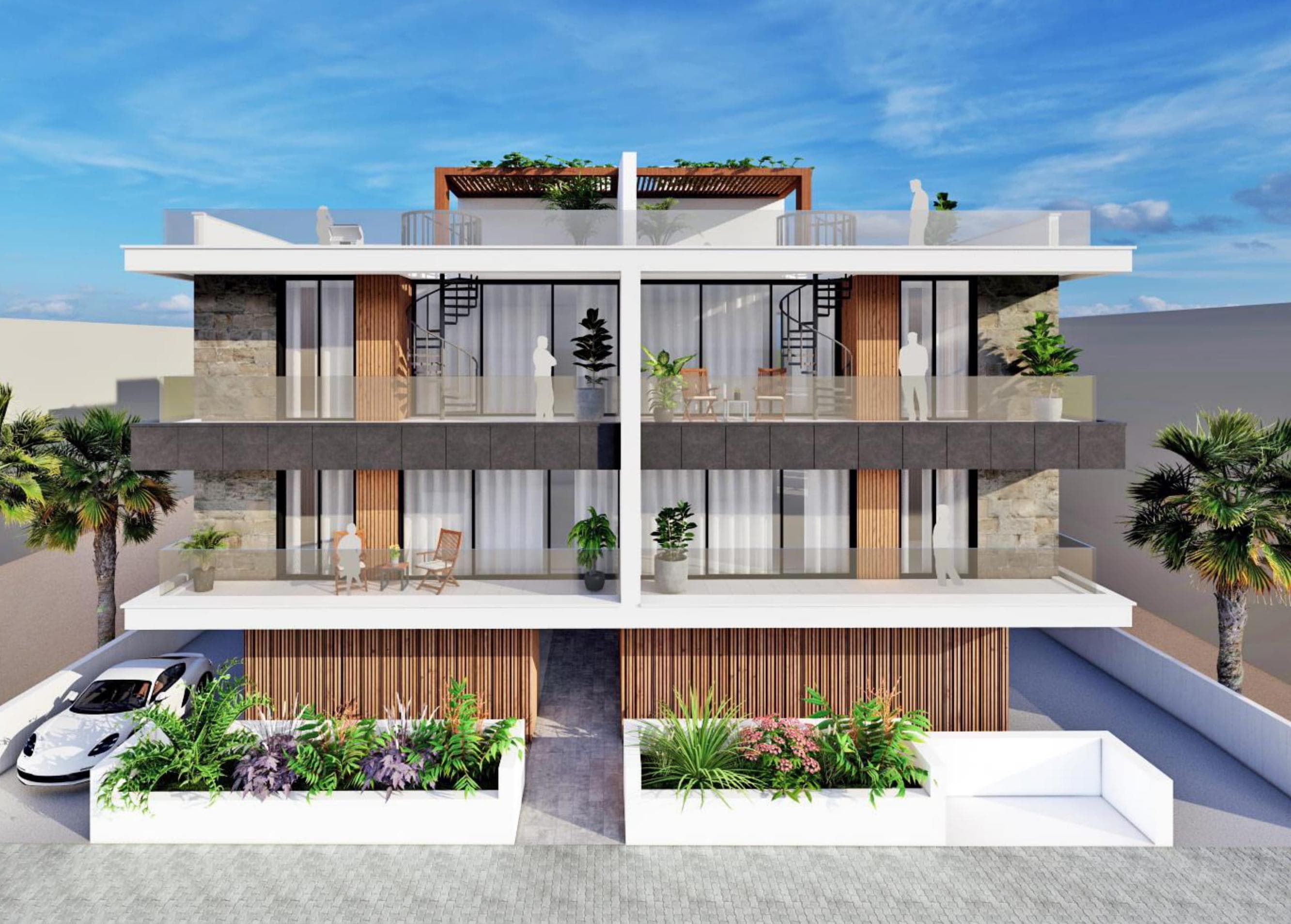 2-bedrooms apartments in Larnaca, Cyprus.