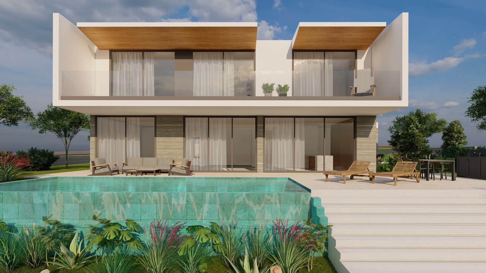 4-bedrooms house in Paphos, Cyprus.