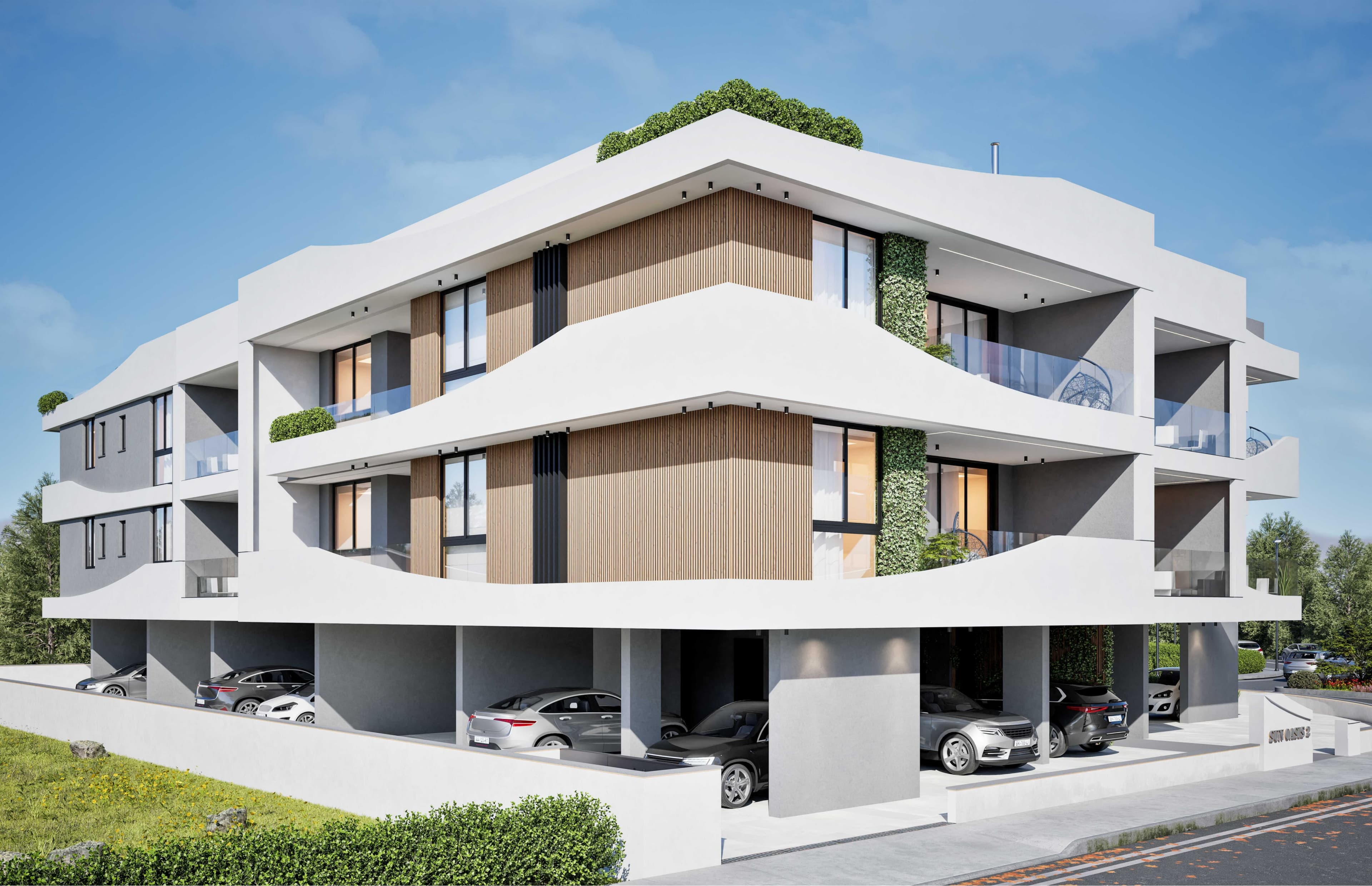 2-bedrooms apartments in Larnaca, Cyprus.