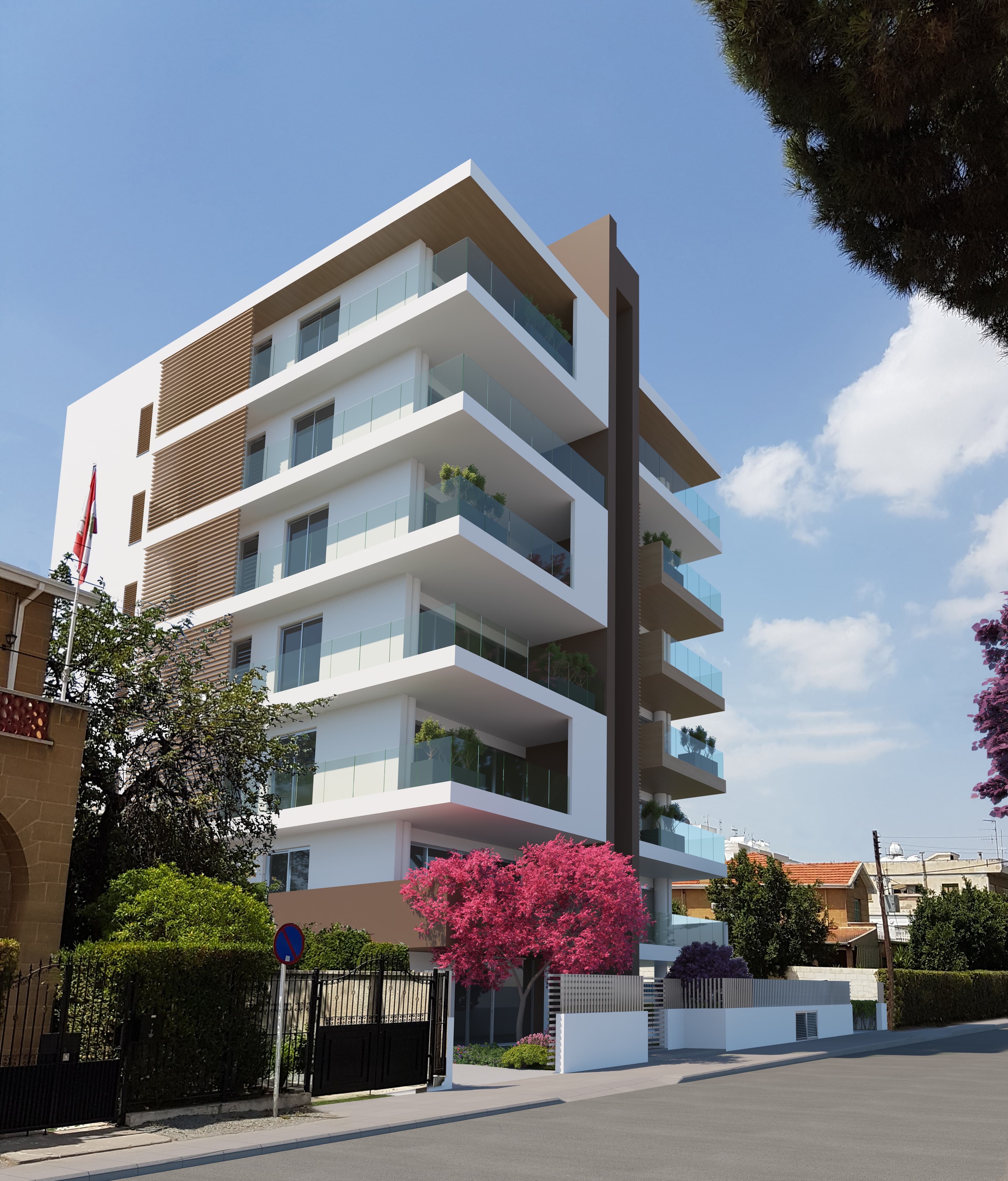 3-bedrooms apartments in Nicosia, Cyprus.