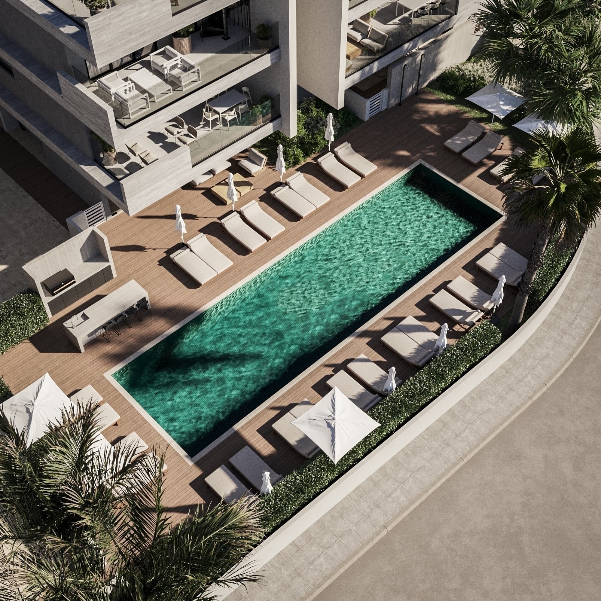 3-bedrooms apartments in Larnaca, Cyprus.