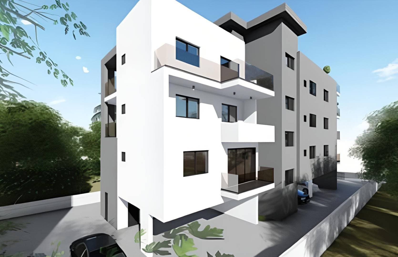 1-bedrooms apartments in Nicosia, Cyprus.