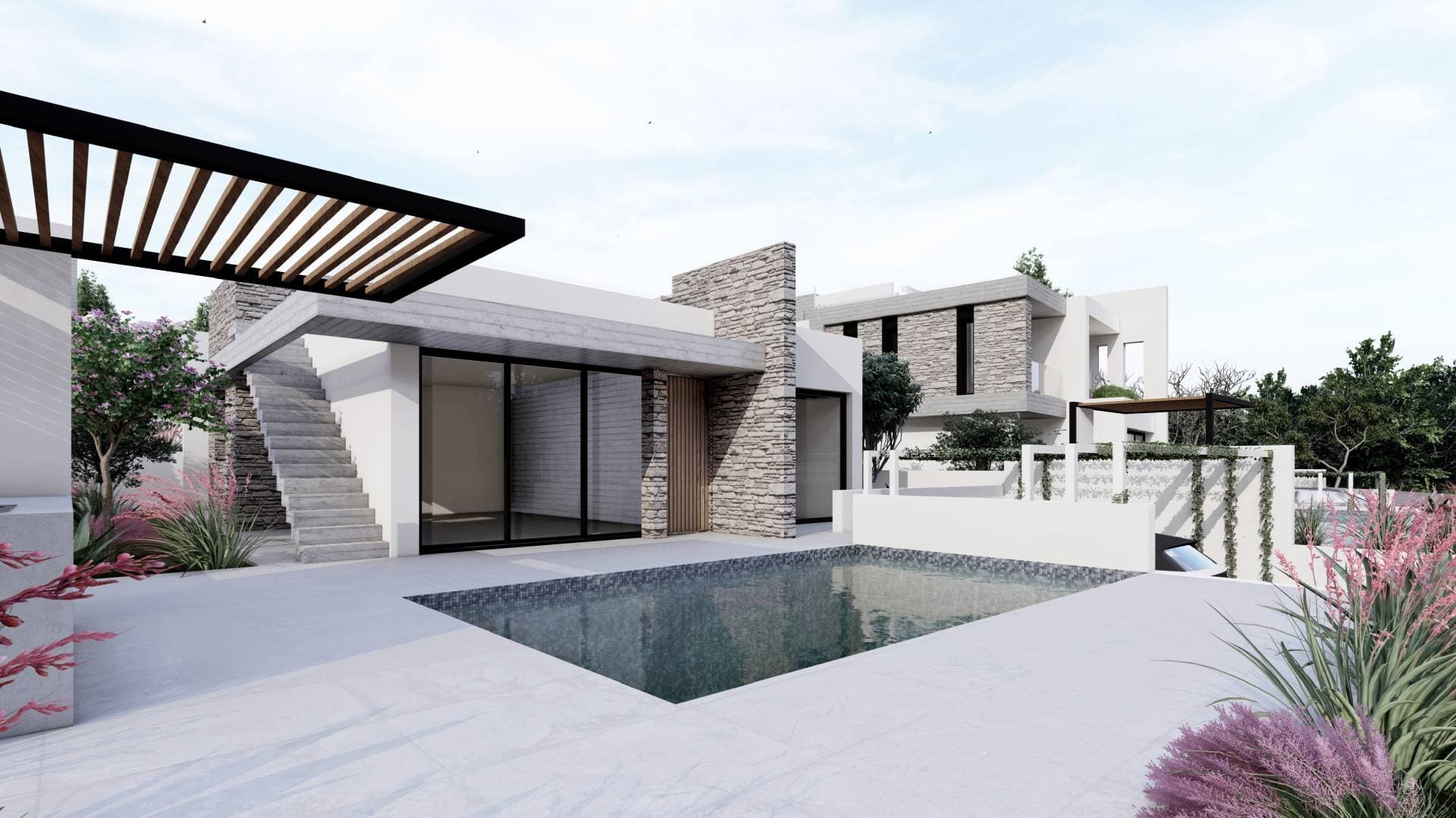 3-bedrooms house in Paphos, Cyprus.