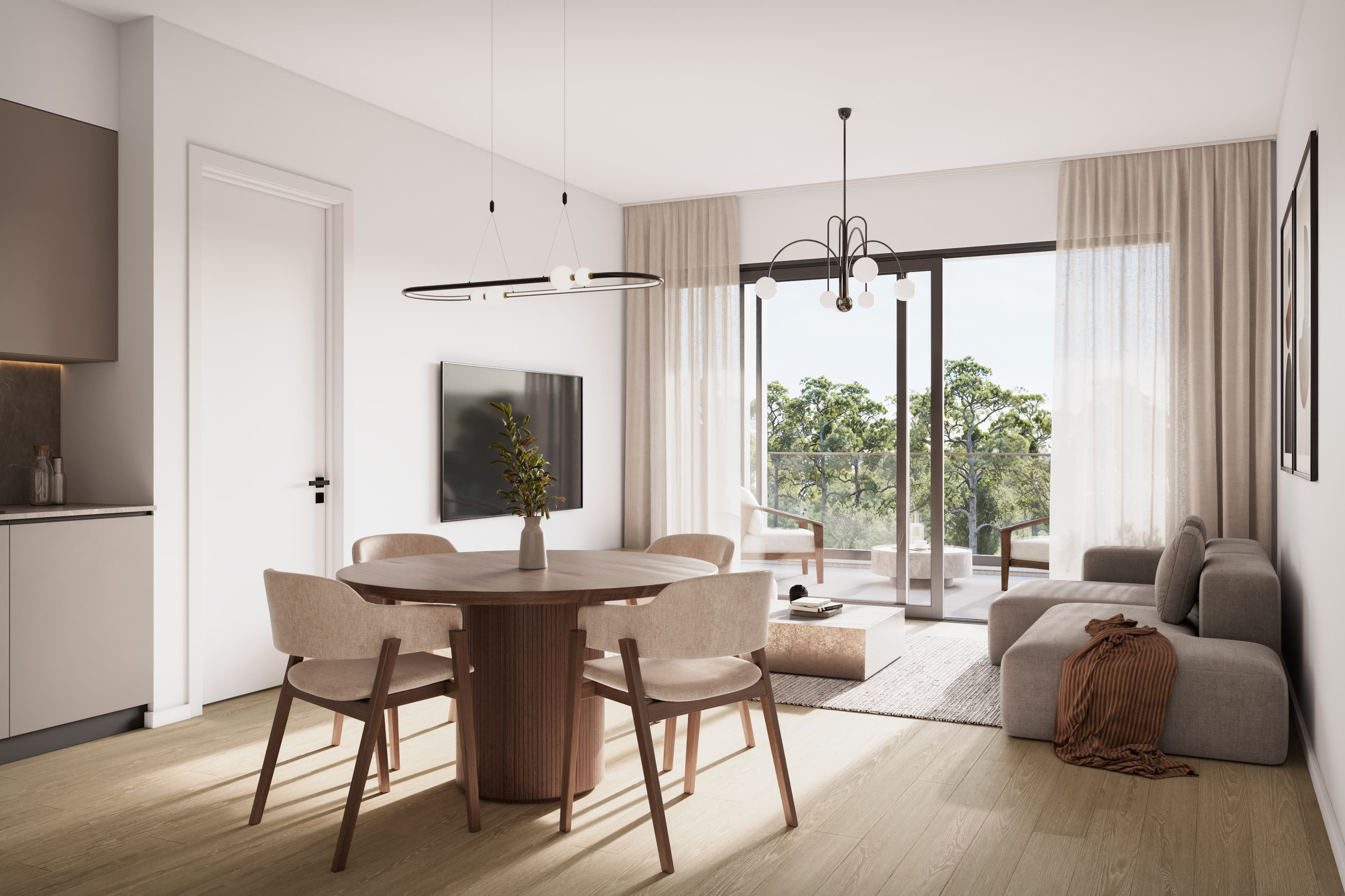 2-bedrooms apartments in Paphos, Cyprus.