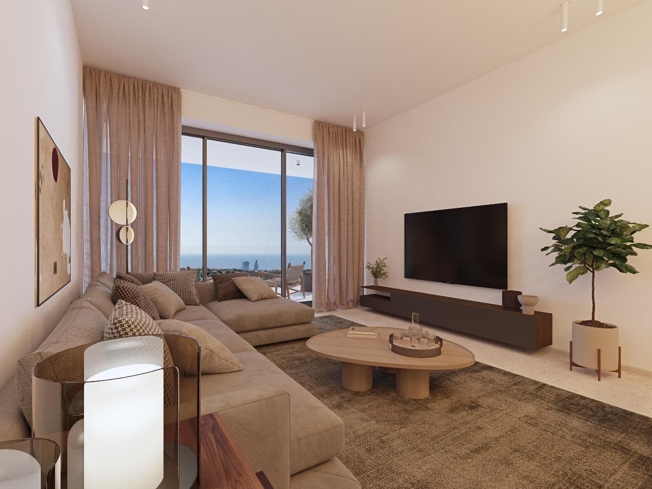 2-bedrooms apartments in Limassol, Cyprus.