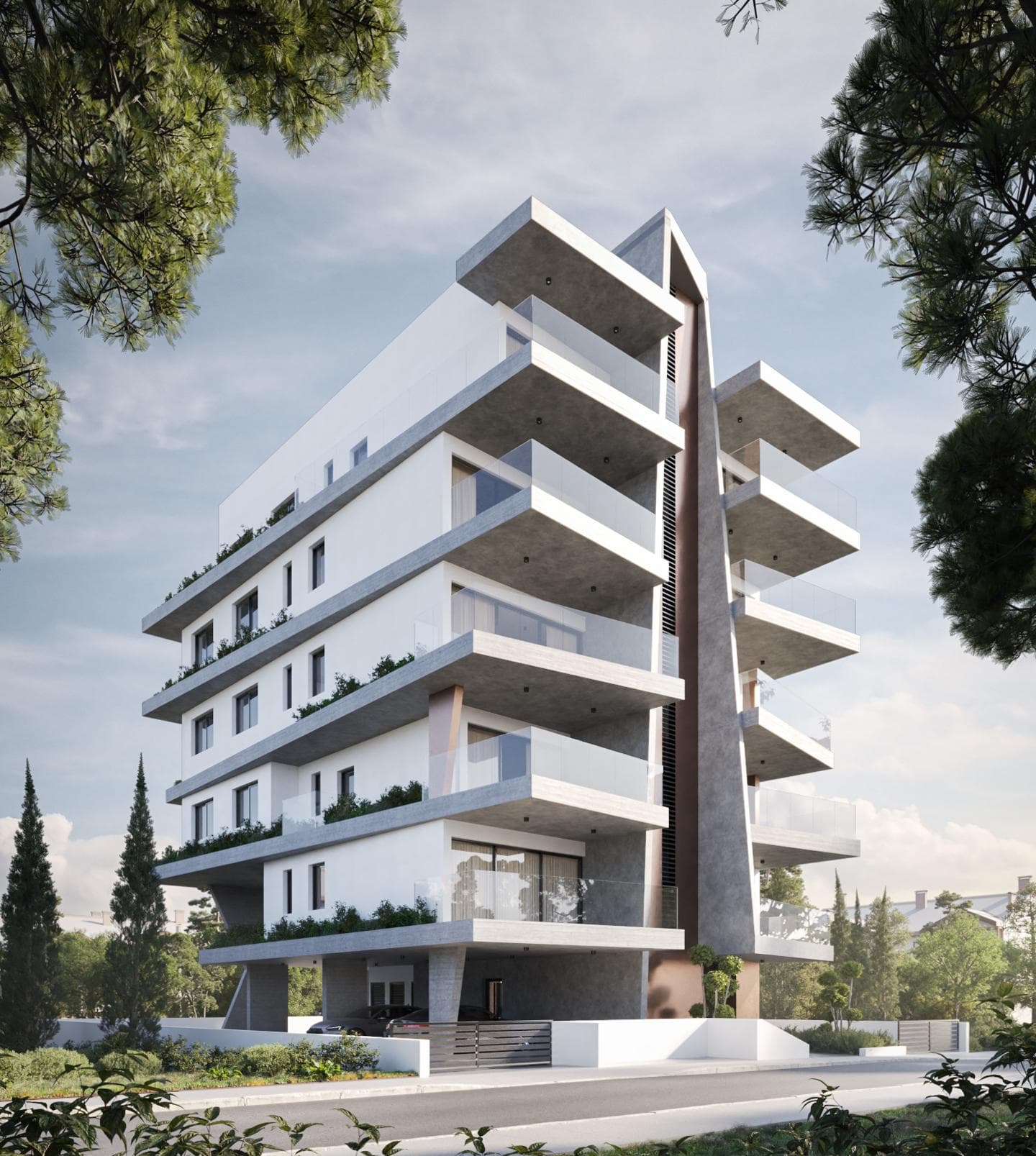2-bedrooms apartments in Nicosia, Cyprus.