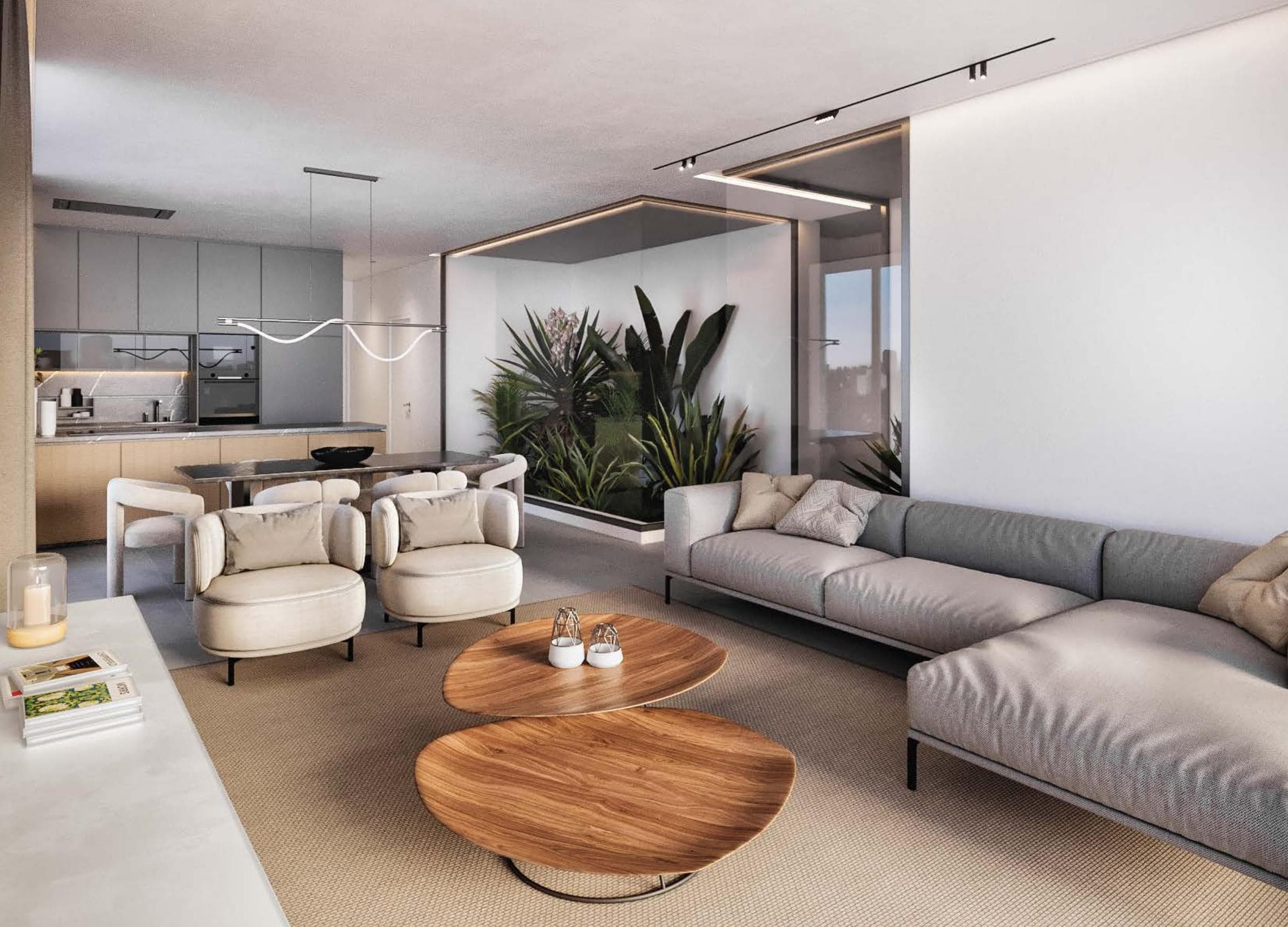 3-bedrooms apartments in Nicosia, Cyprus.