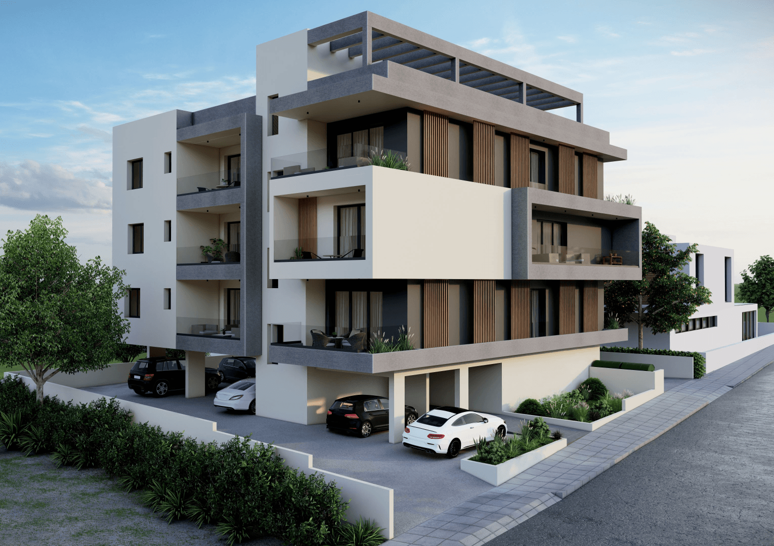 2-bedrooms apartments in Larnaca, Cyprus.