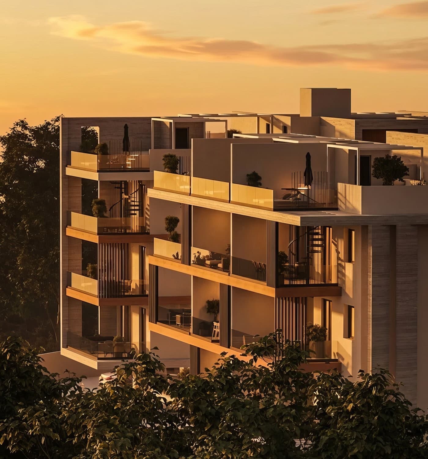 2-bedrooms apartments in Larnaca, Cyprus.