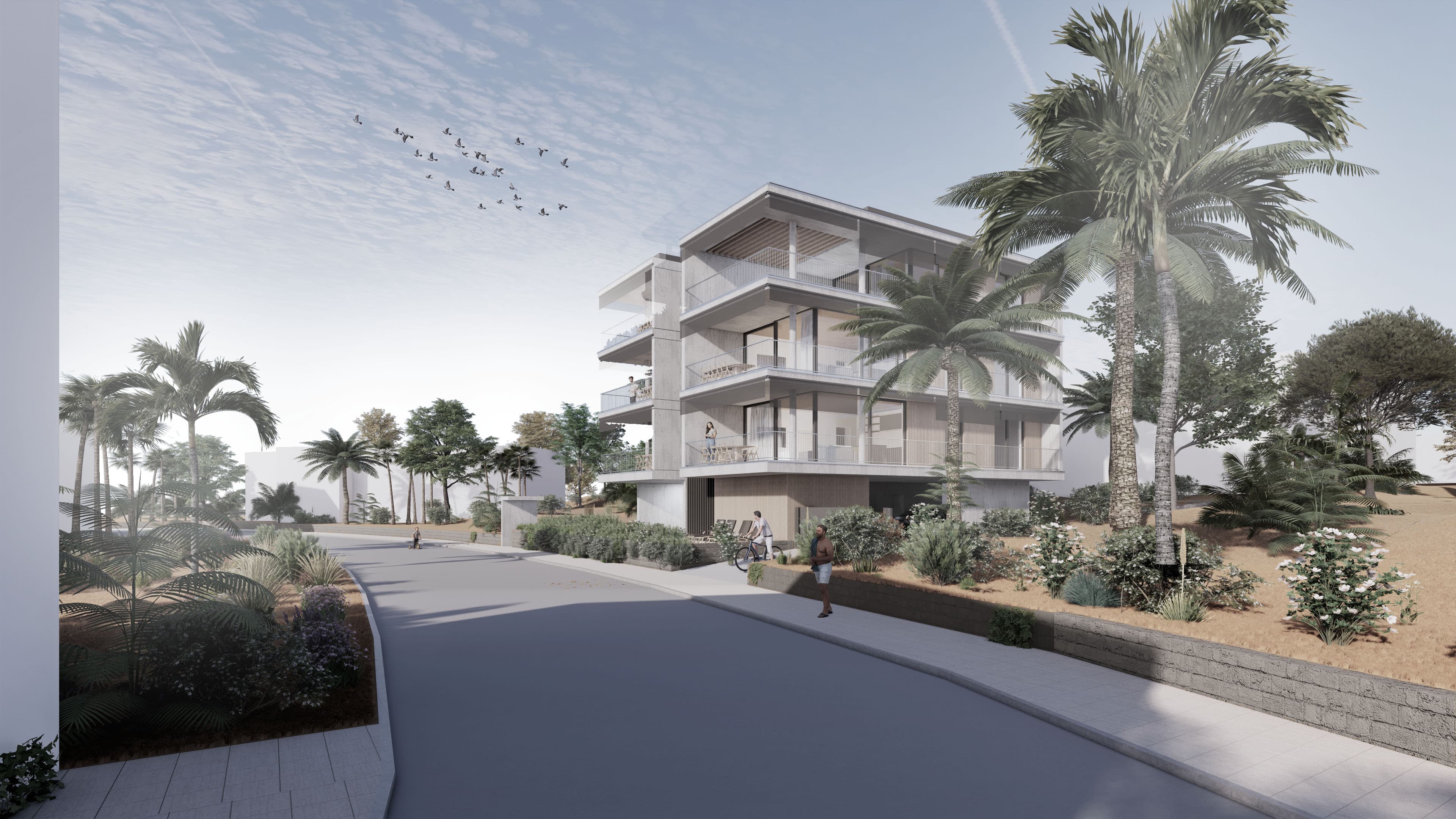 2-bedrooms apartments in Paphos, Cyprus.